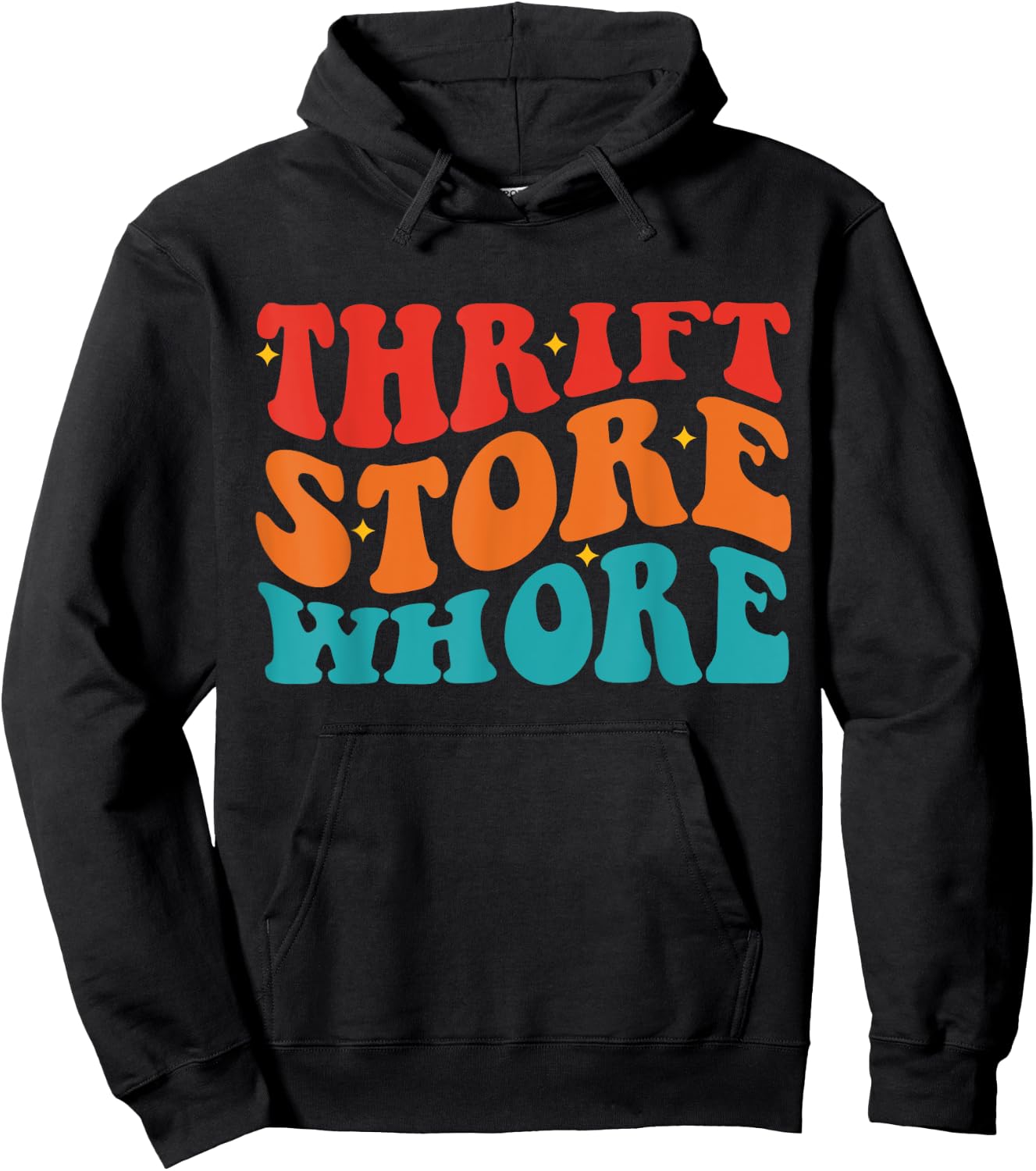 Thrift Store Whore Apparel Hoodie - Hoodie | Black