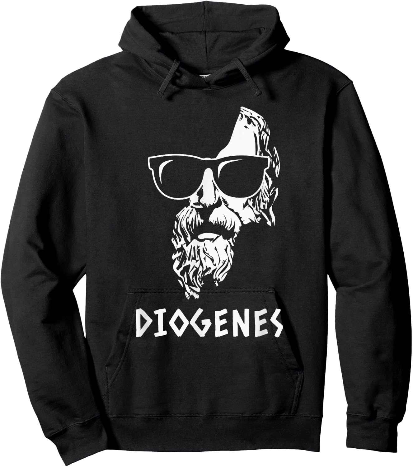 Diogenes Stoic Philosopher Ancient Greek Wisdom Quote Hoodie - Hoodie | Black
