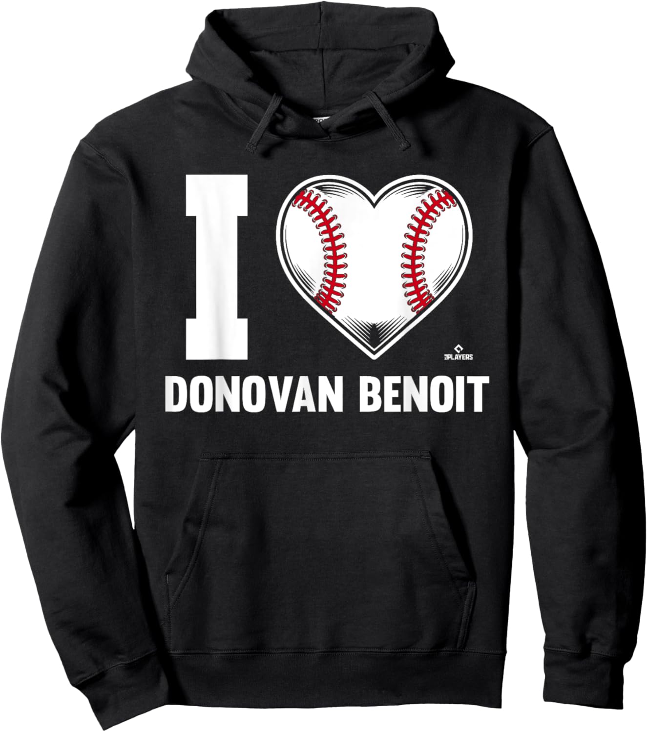 I Heart Donovan Benoit Prospect Baseball Fan Gear Hoodie - Hoodie | Black
