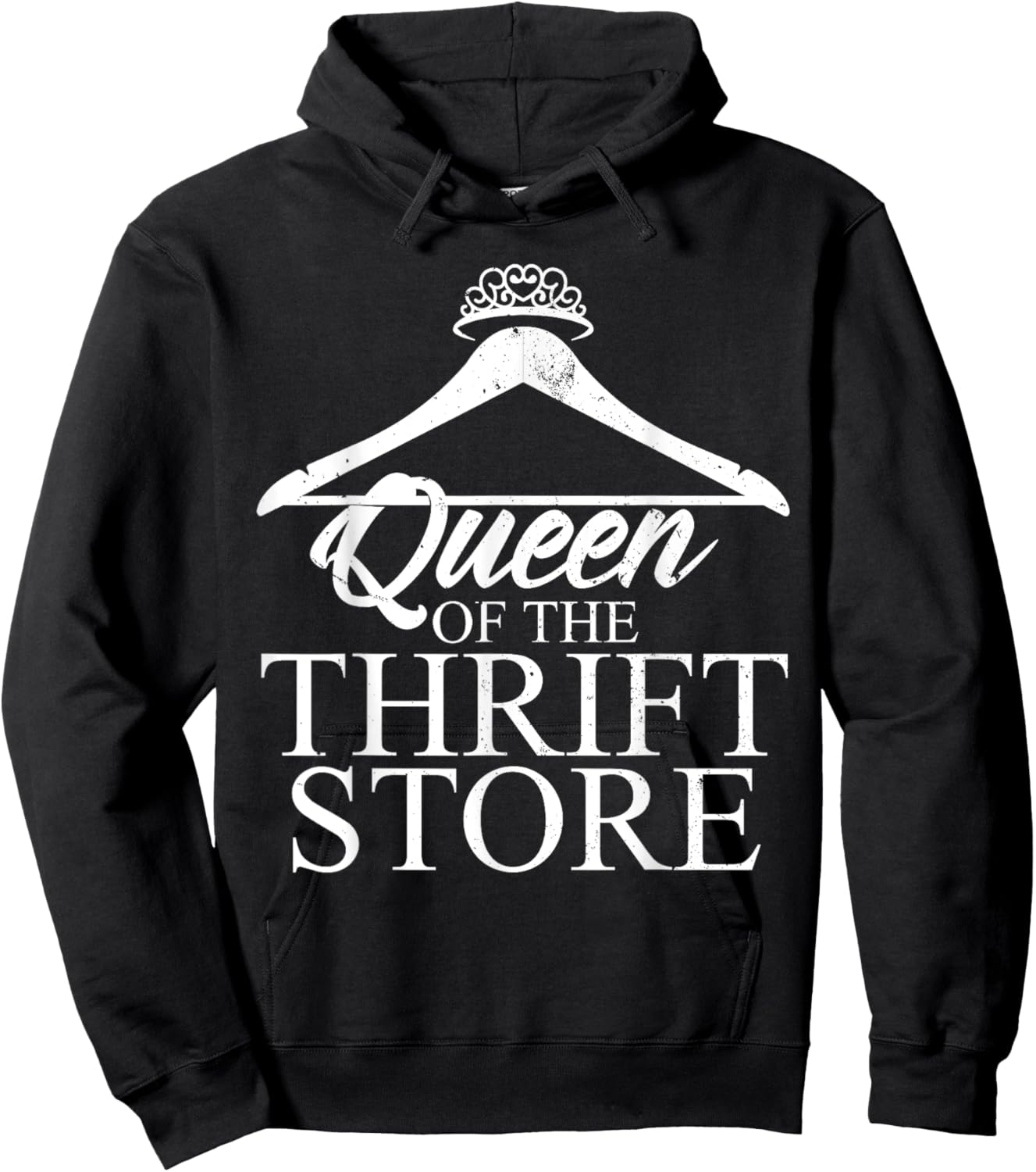 Best Thrift Store Art Girls Thrift Shop Thrifting Hoodie - Hoodie | Black