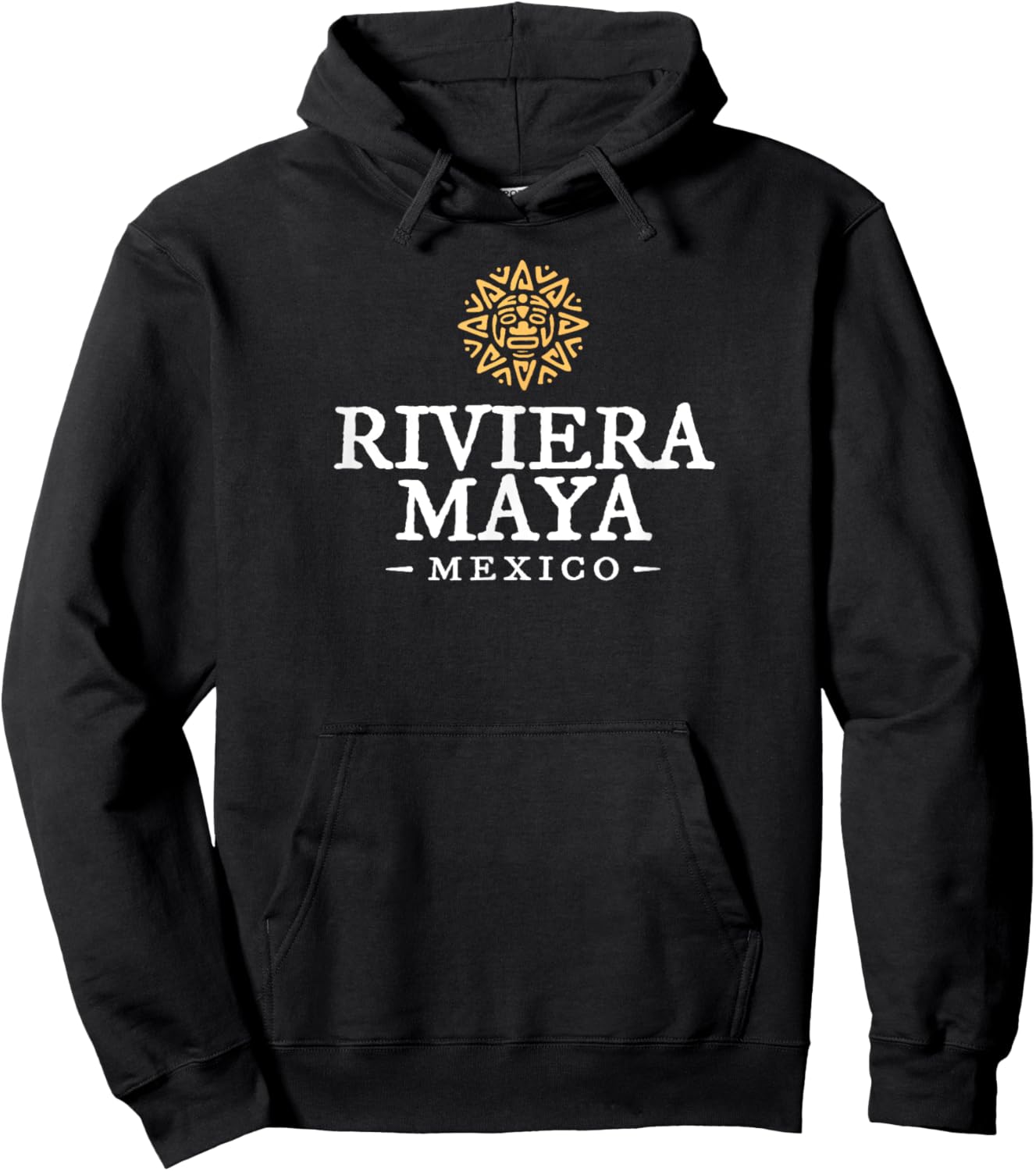Riviera Maya Mexico Vintage Sun Cruise Vacation Souvenir Hoodie - Hoodie | Black