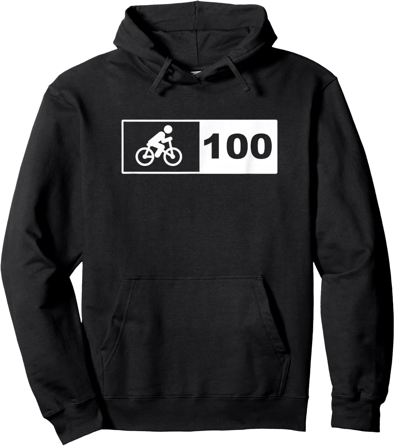 Cycling 100 miles Hoodie - Hoodie | Black