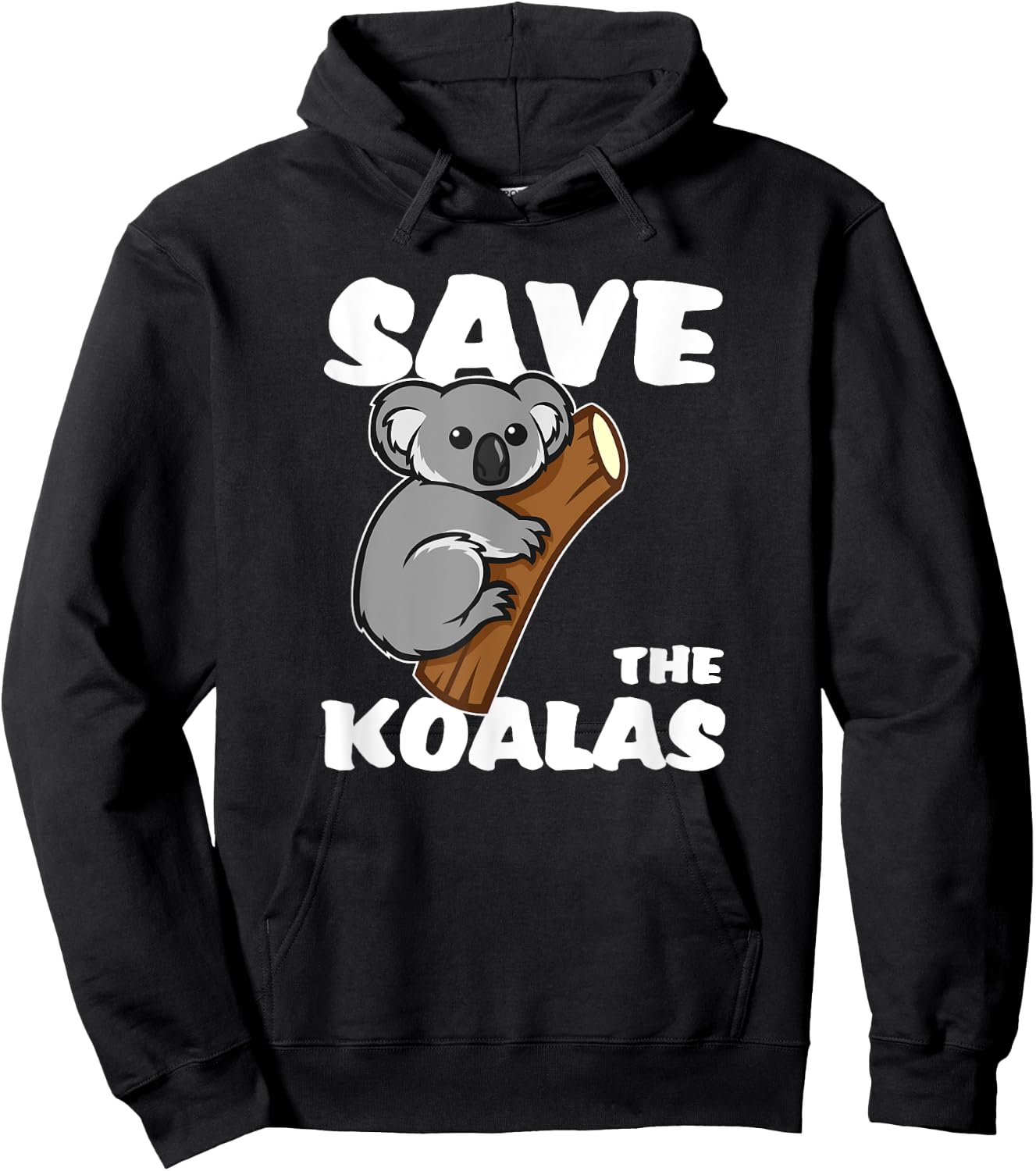 Save The Koalas Koala Rescue Australia Cute Koalabear Hoodie - Hoodie | Black