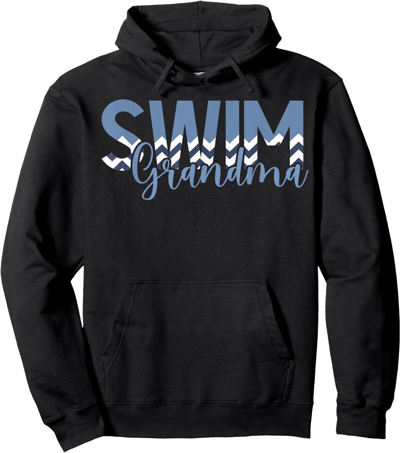 Swim Grandma Of A Swimmer Grandma Swimming Grandma Hoodie - Hoodie | Black