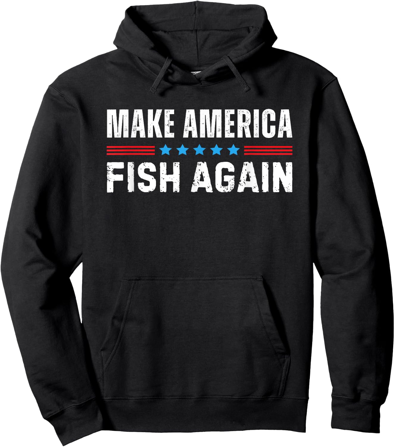 Make America Fish Again Hoodie - Hoodie | Black