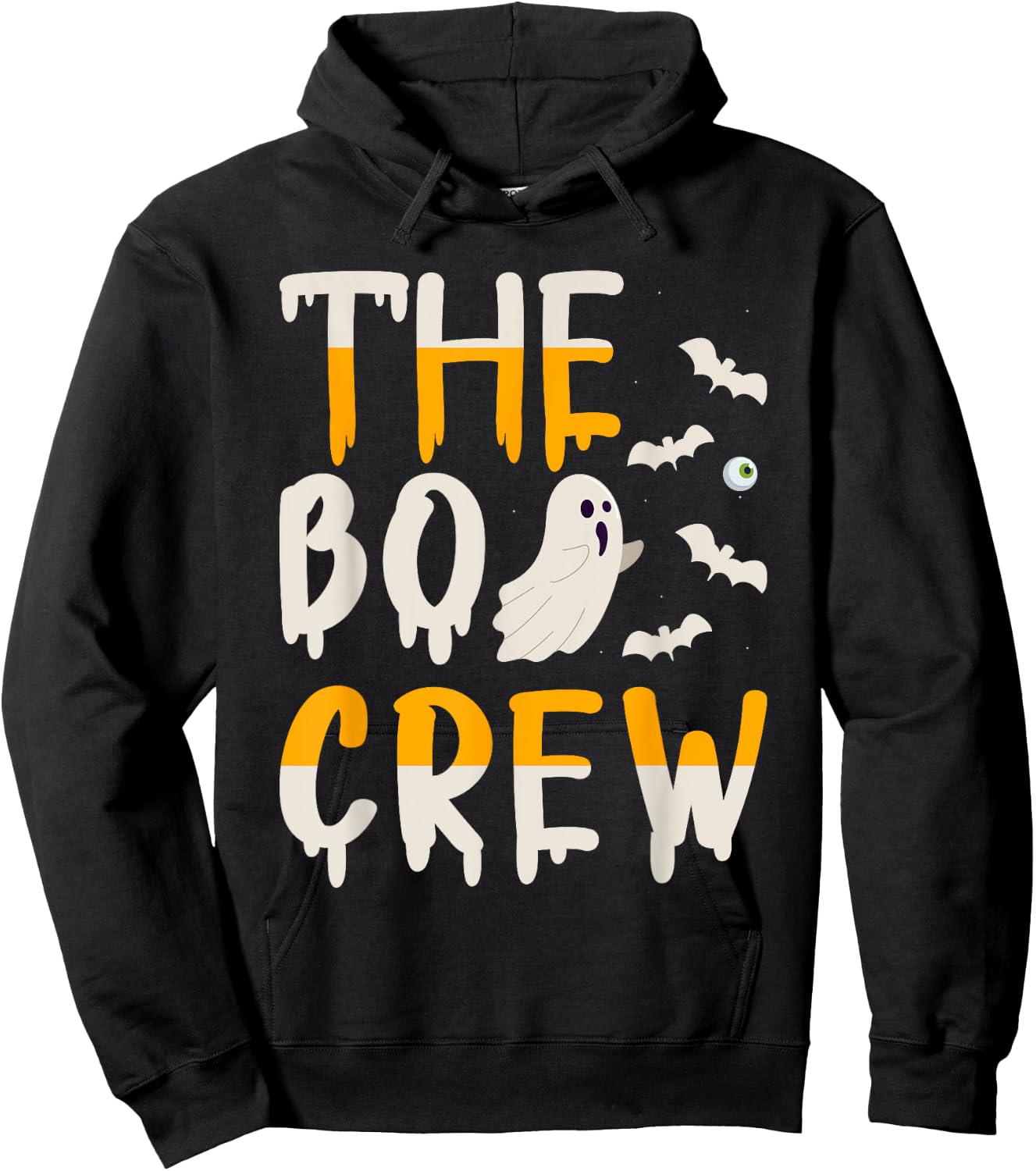 The Boo Crew Halloween Ghost Trick Treat Outfit Hoodie - Hoodie | Black