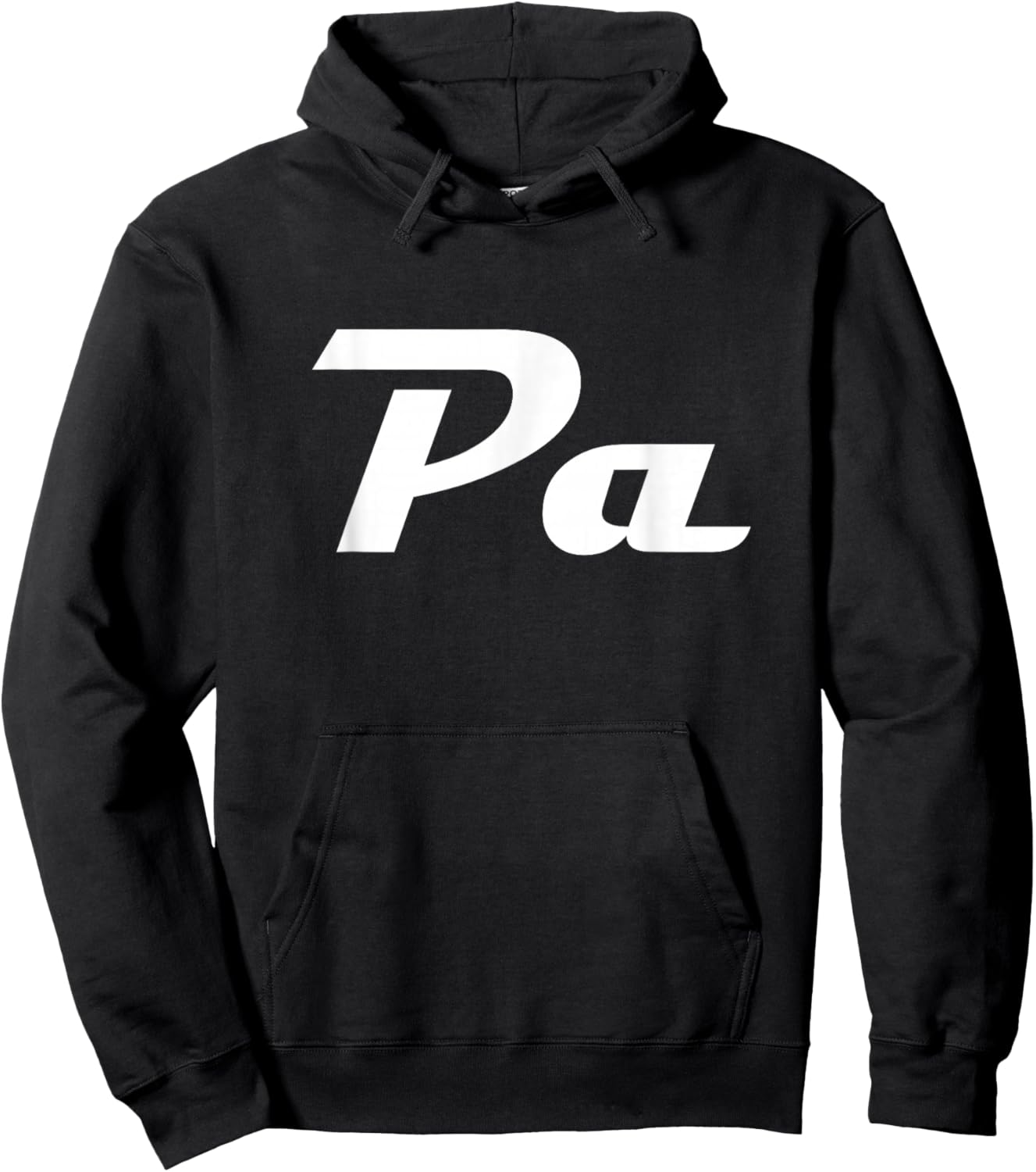 Pa Classic Retro Lettering Father's Day Grandpa Hoodie - Hoodie | Black