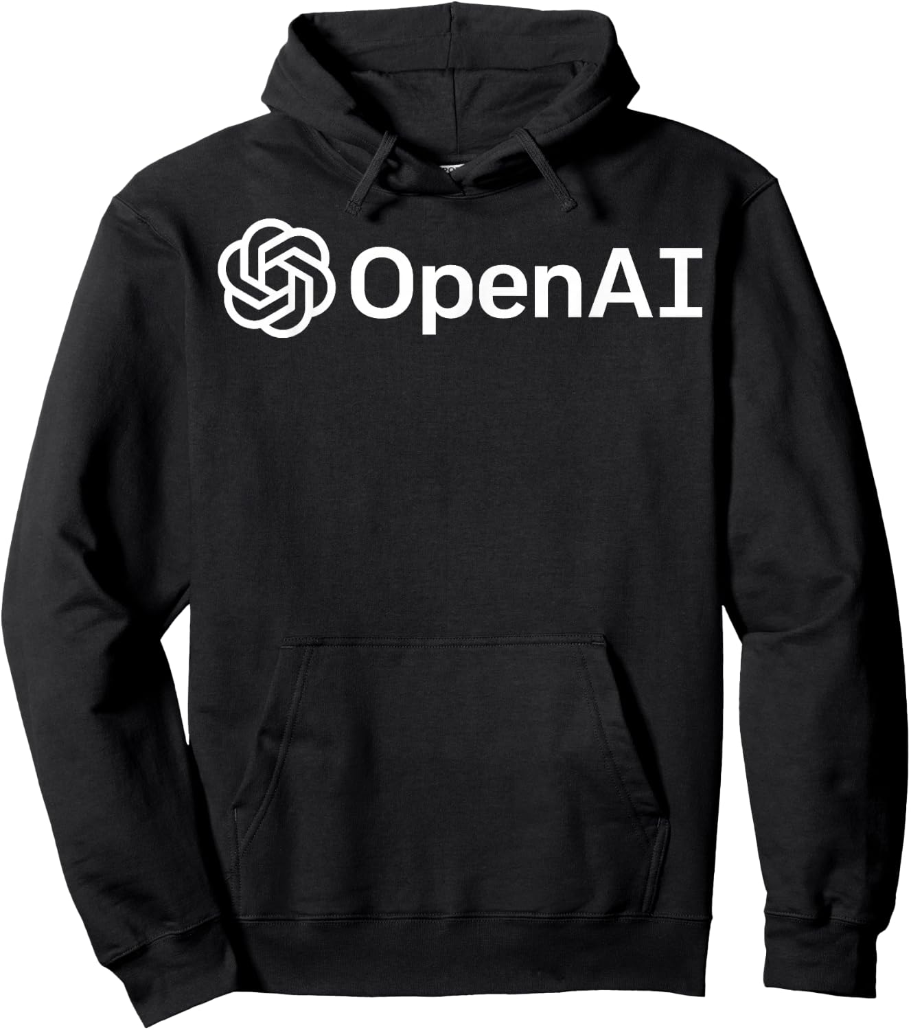 MathWare Geeky OpenAI Artificial Intelligence Computer Programmer Black Hoodie - Hoodie | Black