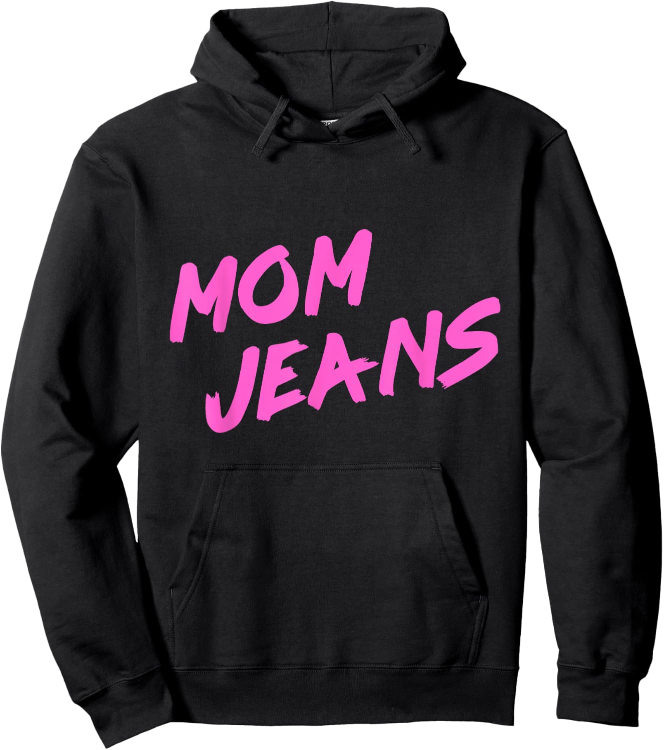 Funny Mom Jeans 80s Style Mother Humor Hoodie - Hoodie | Black