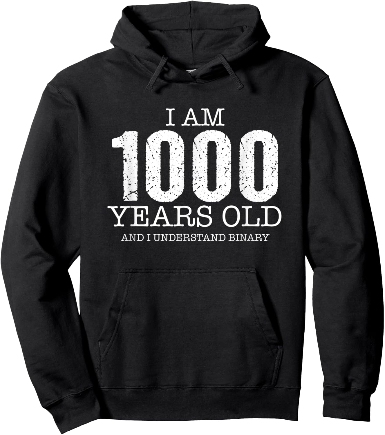 Binary Code Math Kids 8th Birthday Gift Science Quote Hoodie - Hoodie | Black
