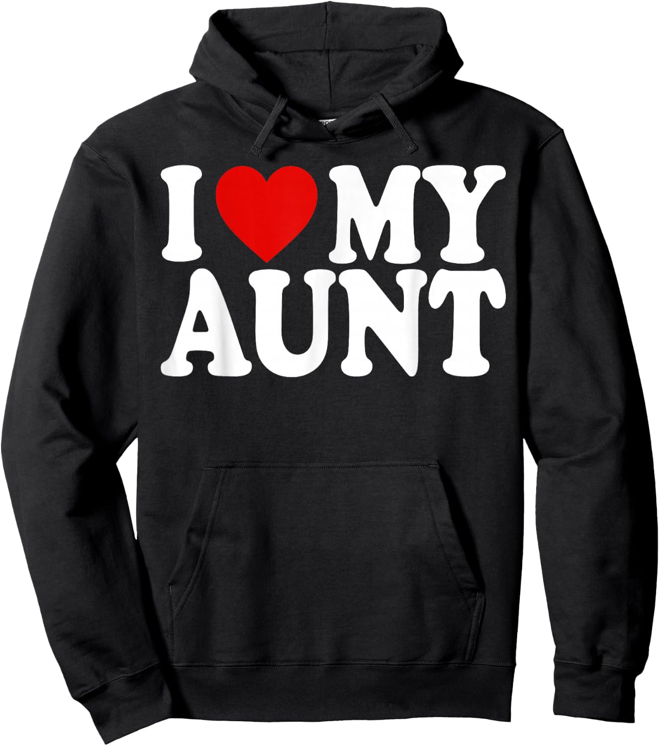 I Heart Love My Aunt Hoodie - Hoodie | Black