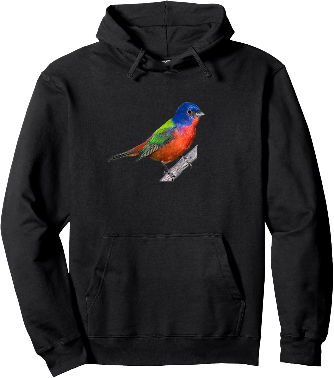 Painted Bunting Shirt Bird Watcher Cardinal Canary Finch Hoodie - Hoodie | Black
