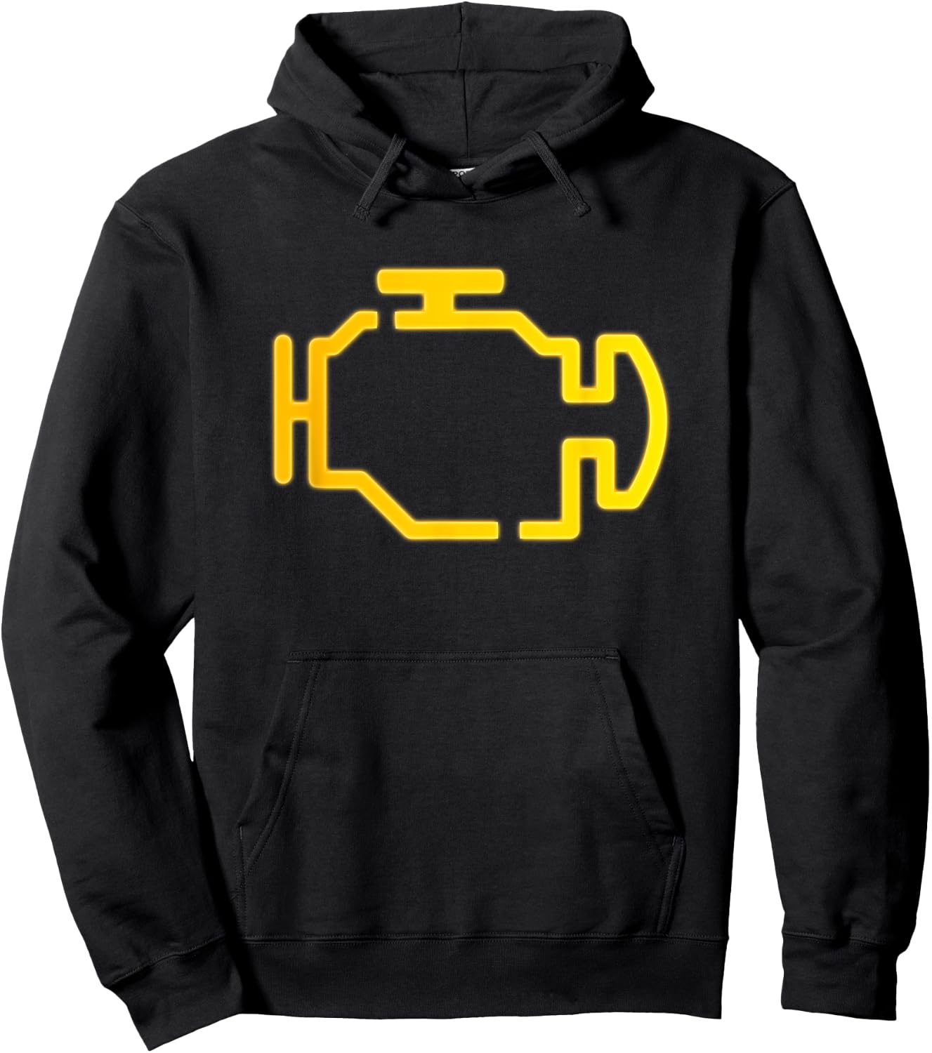 My Scary Costume Engine Light Adult Humor Parents Halloween Hoodie - Hoodie | Black