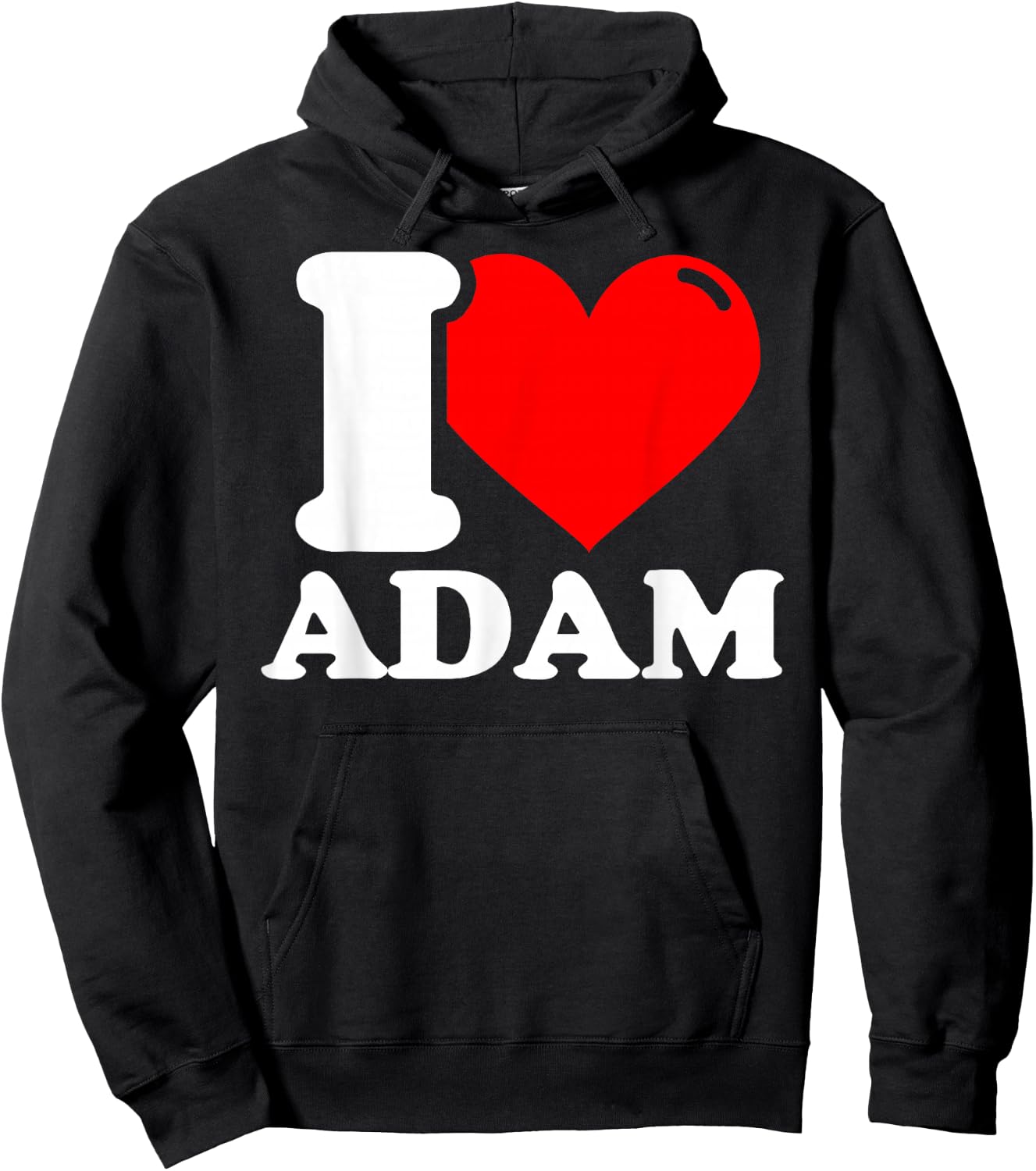 I Love Adam Hoodie - Hoodie | Black