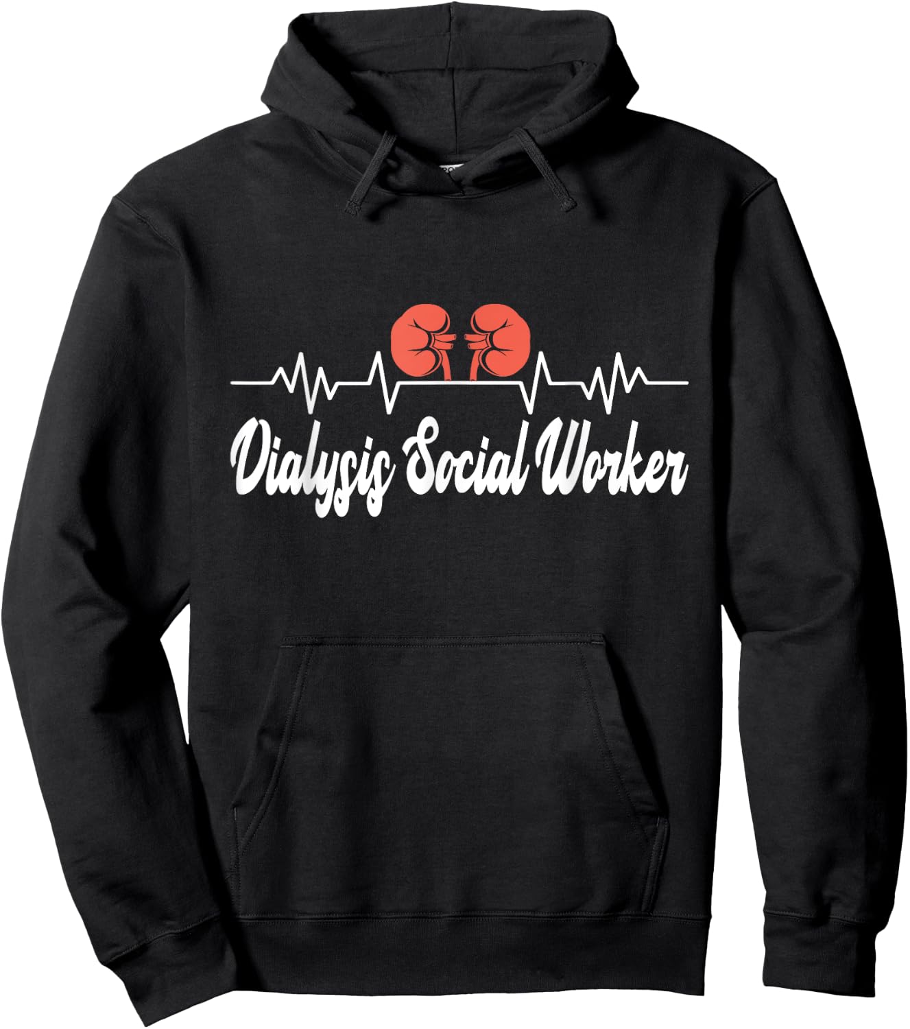 Dialysis Social Worker Kidney Health Advocate Nephrology Hoodie - Hoodie | Black