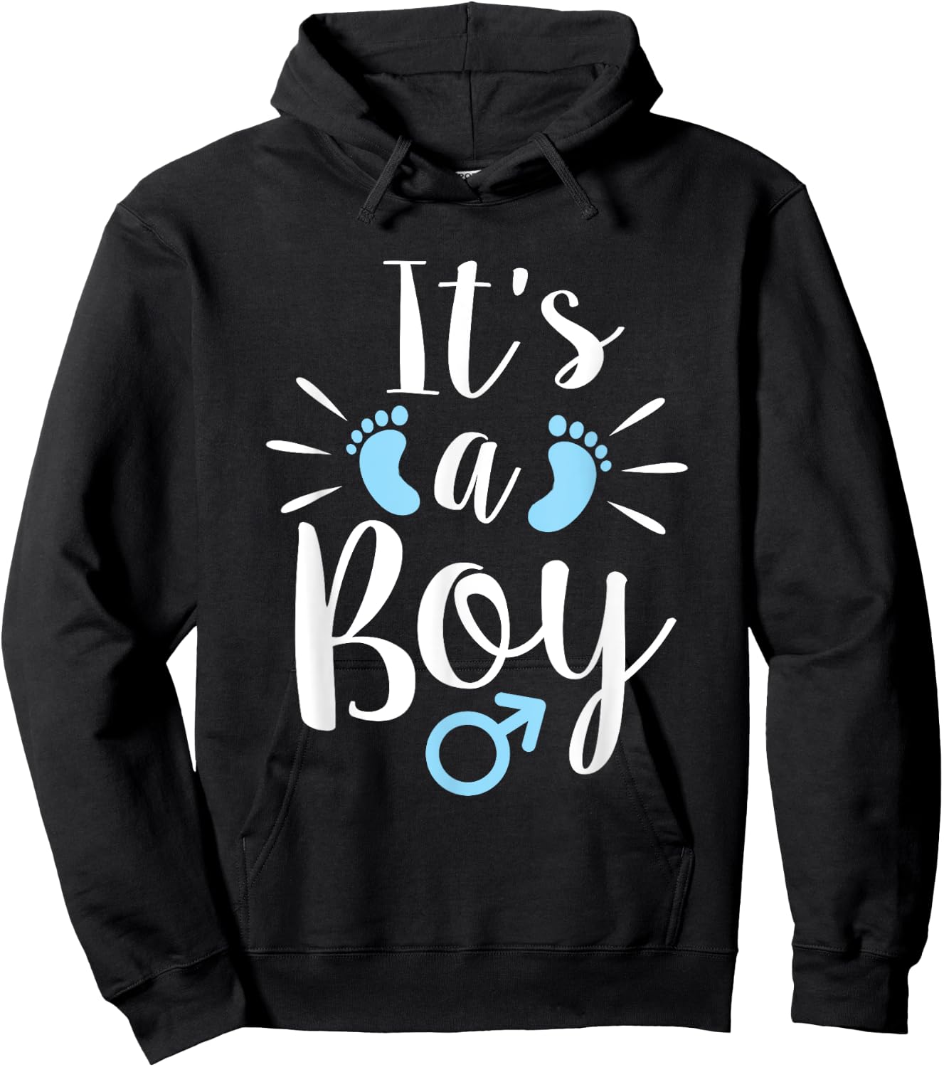 It's A Boy - Gender Reveal Party Baby Shower Pregnancy Hoodie - Hoodie | Black