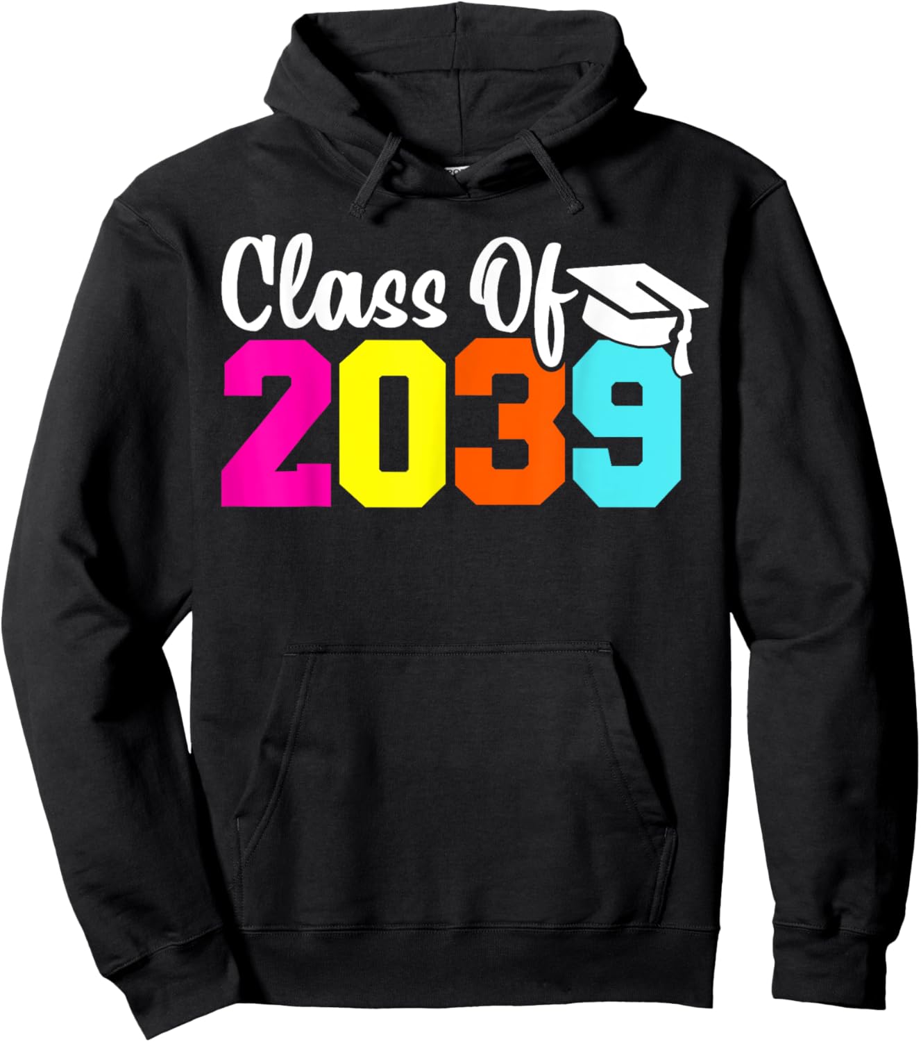 Class Of 2039 Pre-K Graduate Preschool Boys Girls Graduation Hoodie - Hoodie | Black