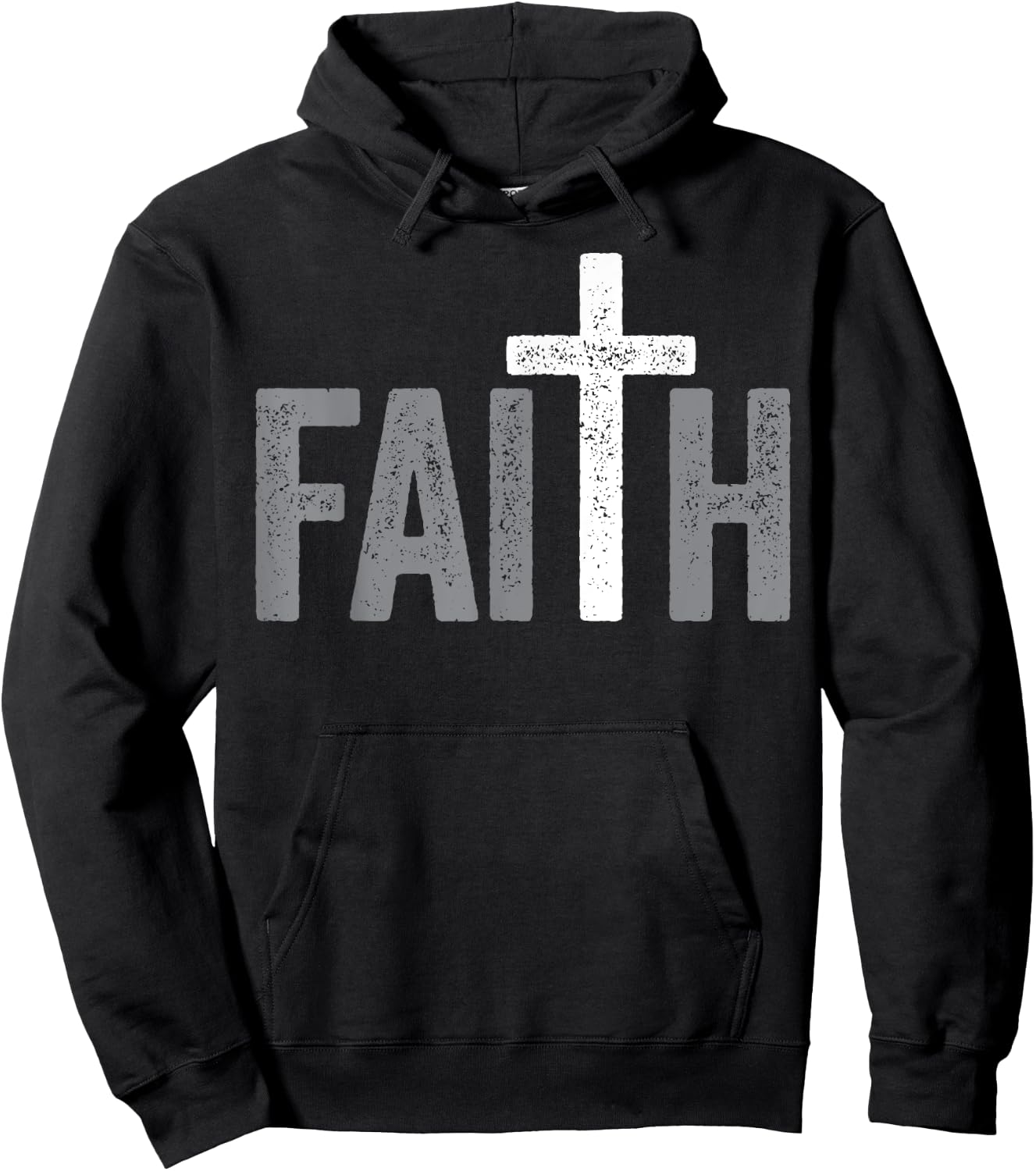 Christian Christ Religious Women Men Faith Cross Hoodie - Hoodie | Black