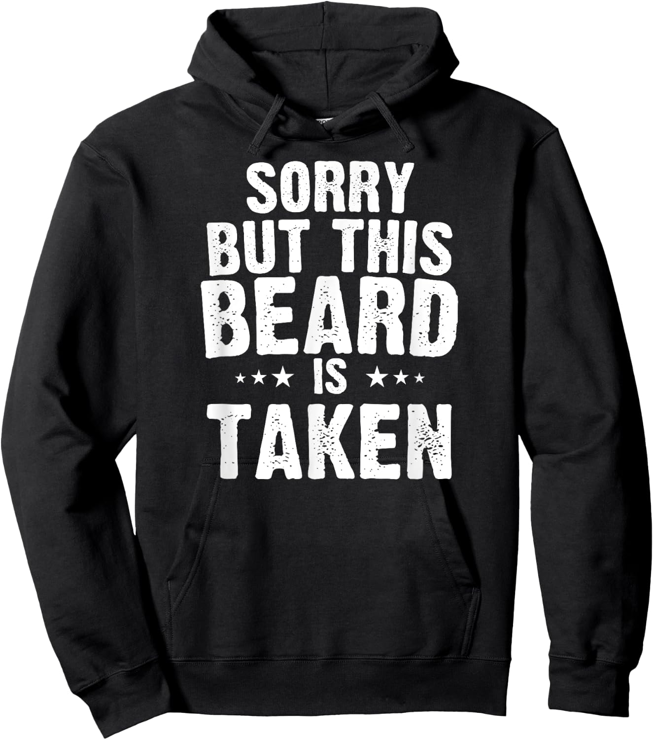 Valentines Day Beard Design. Sorry this beard is taken Hoodie - Hoodie | Black