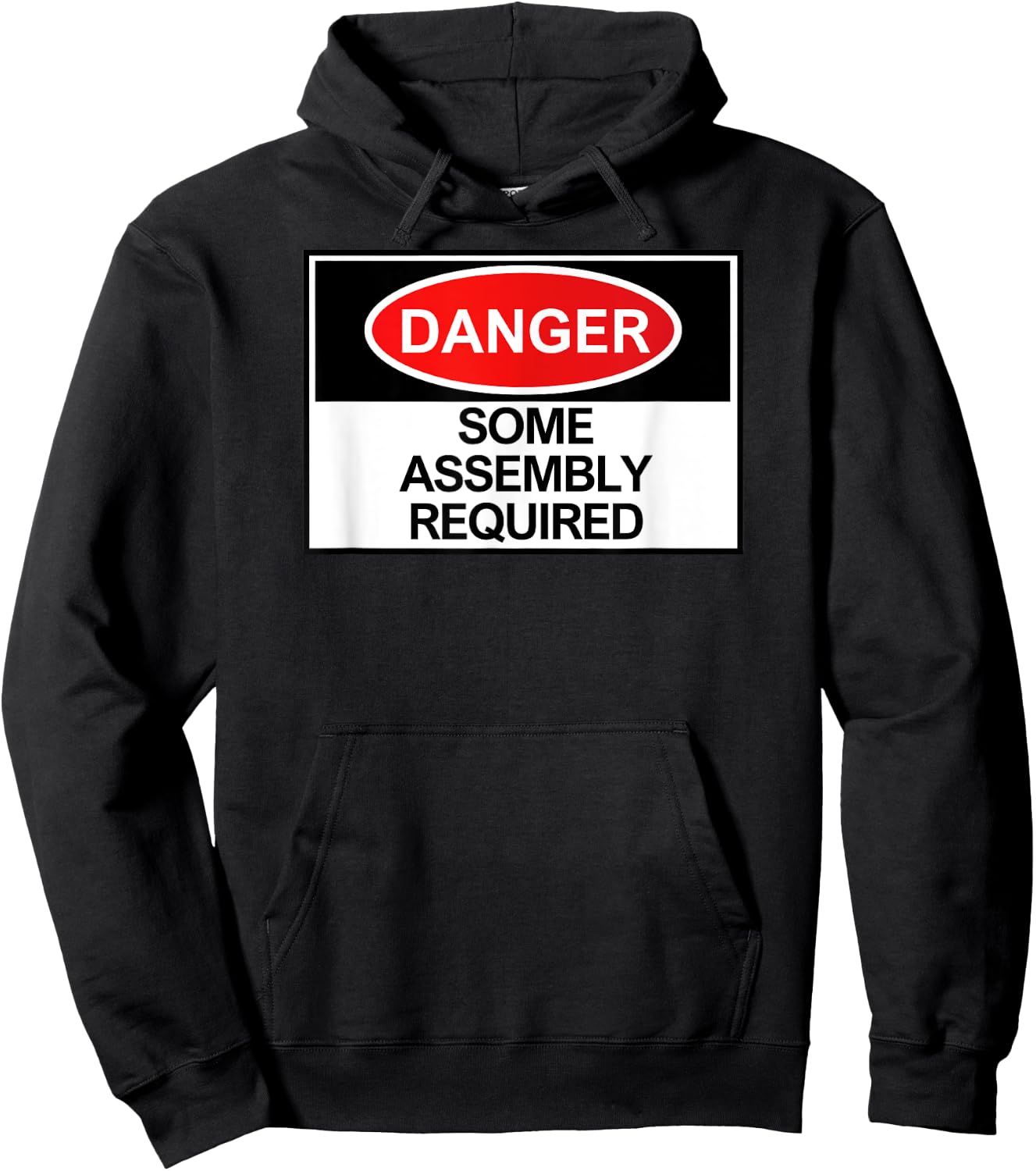Danger Some Assembly Required Hoodie - Hoodie | Black