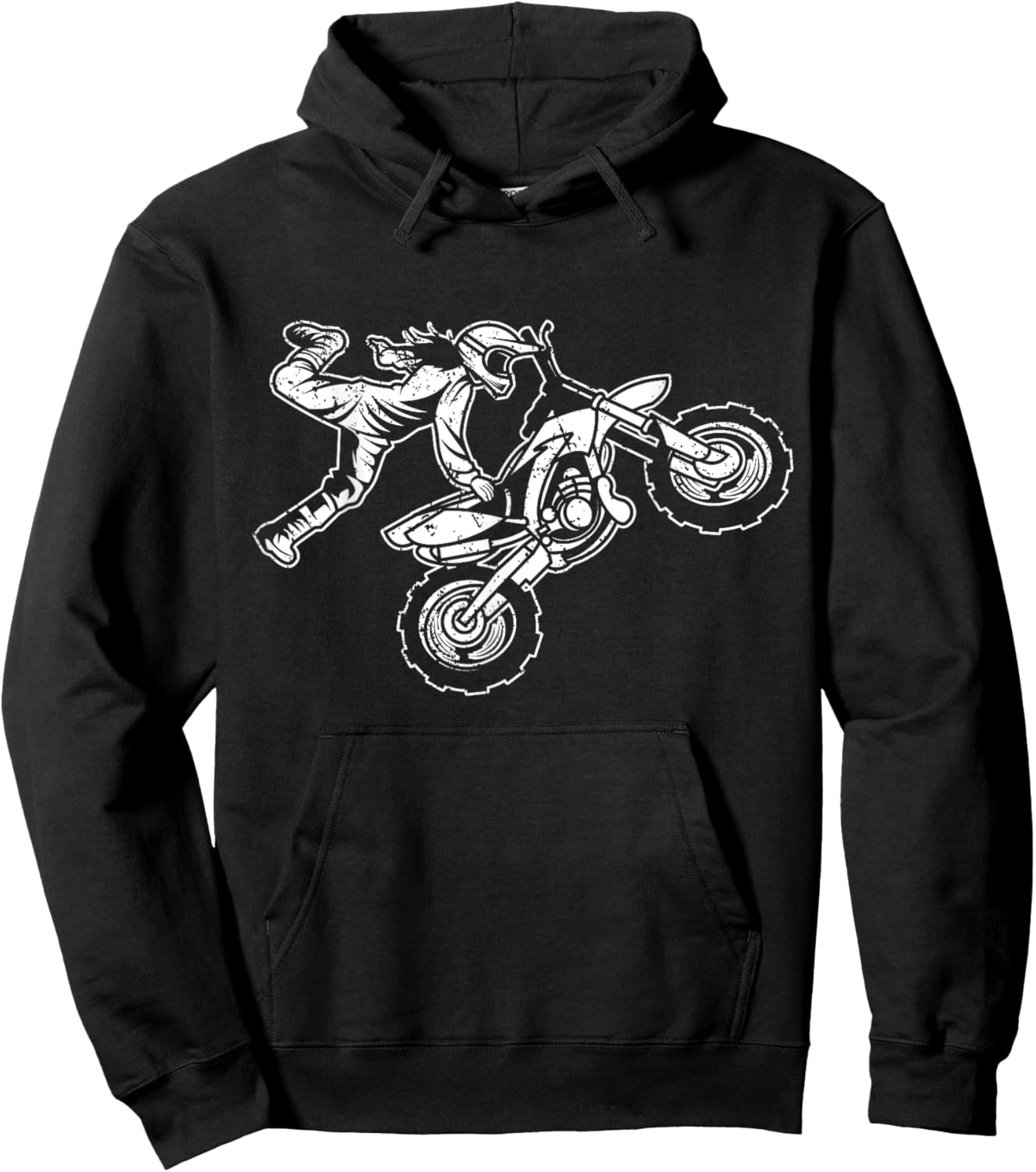 Motocross Girl: Dirt Bike Passion, MX Racer Woman Daughter Hoodie - Hoodie | Black