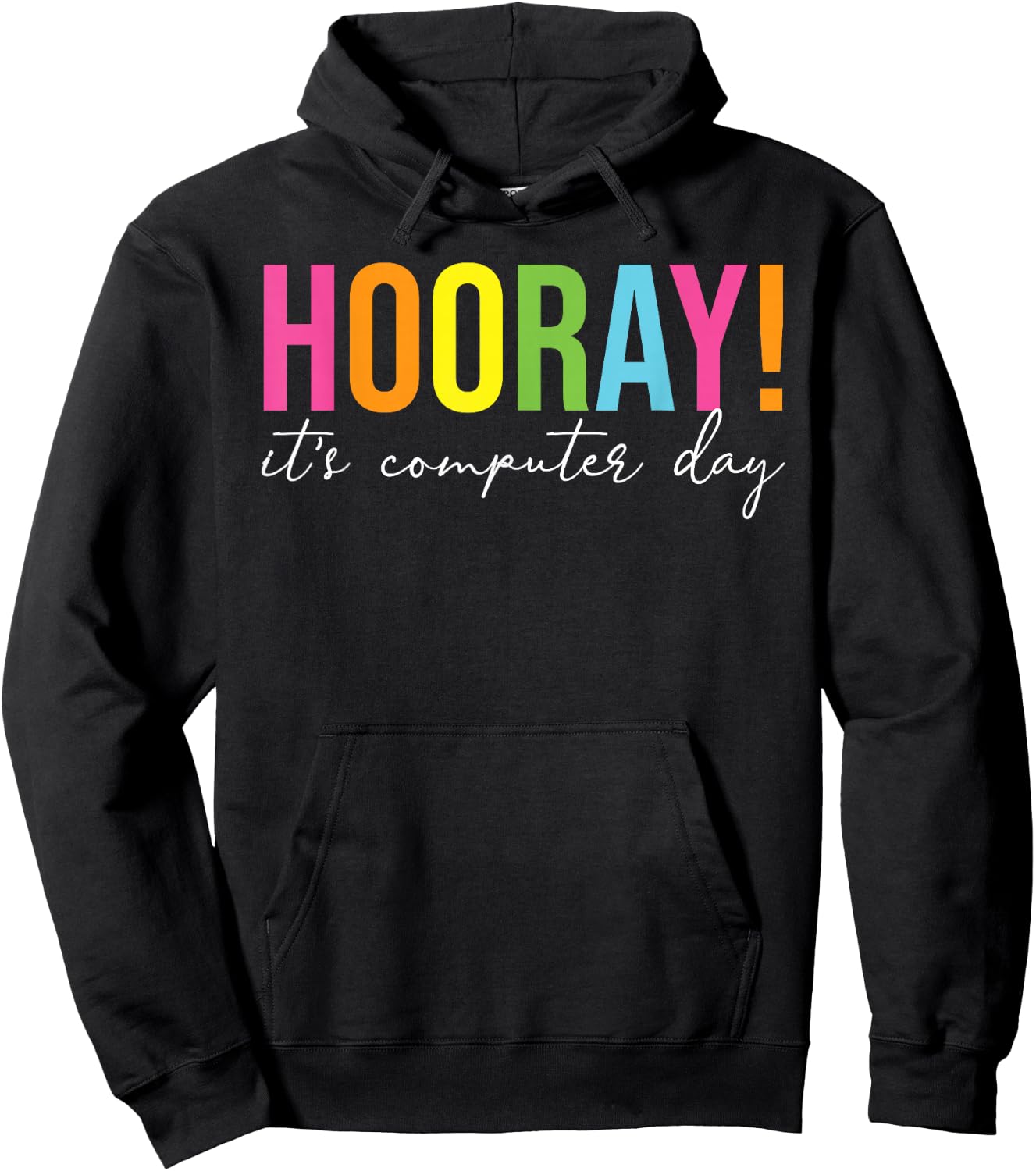 Hooray It's Computer Day Teacher Specials Squad Hoodie - Hoodie | Black