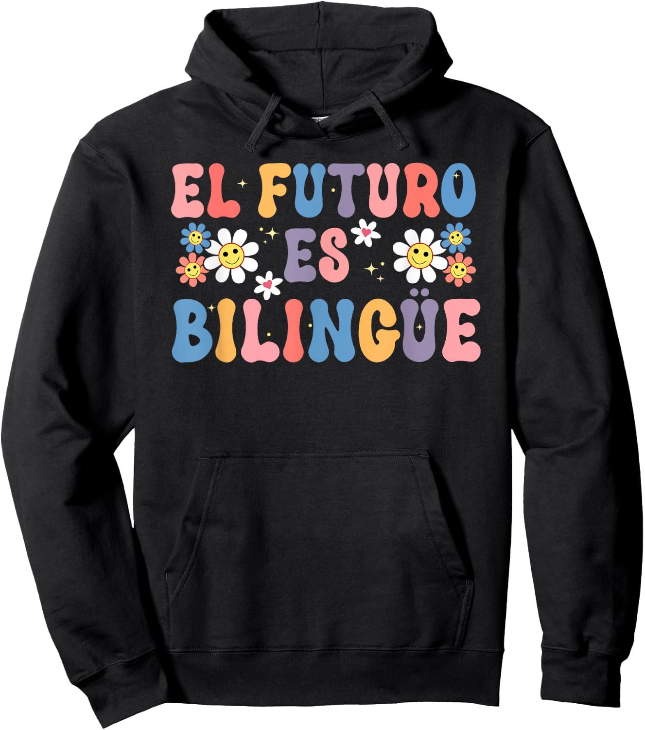 el futuro es bilingüe spanish mexican teacher student Men Women Hoodie - Hoodie | Black