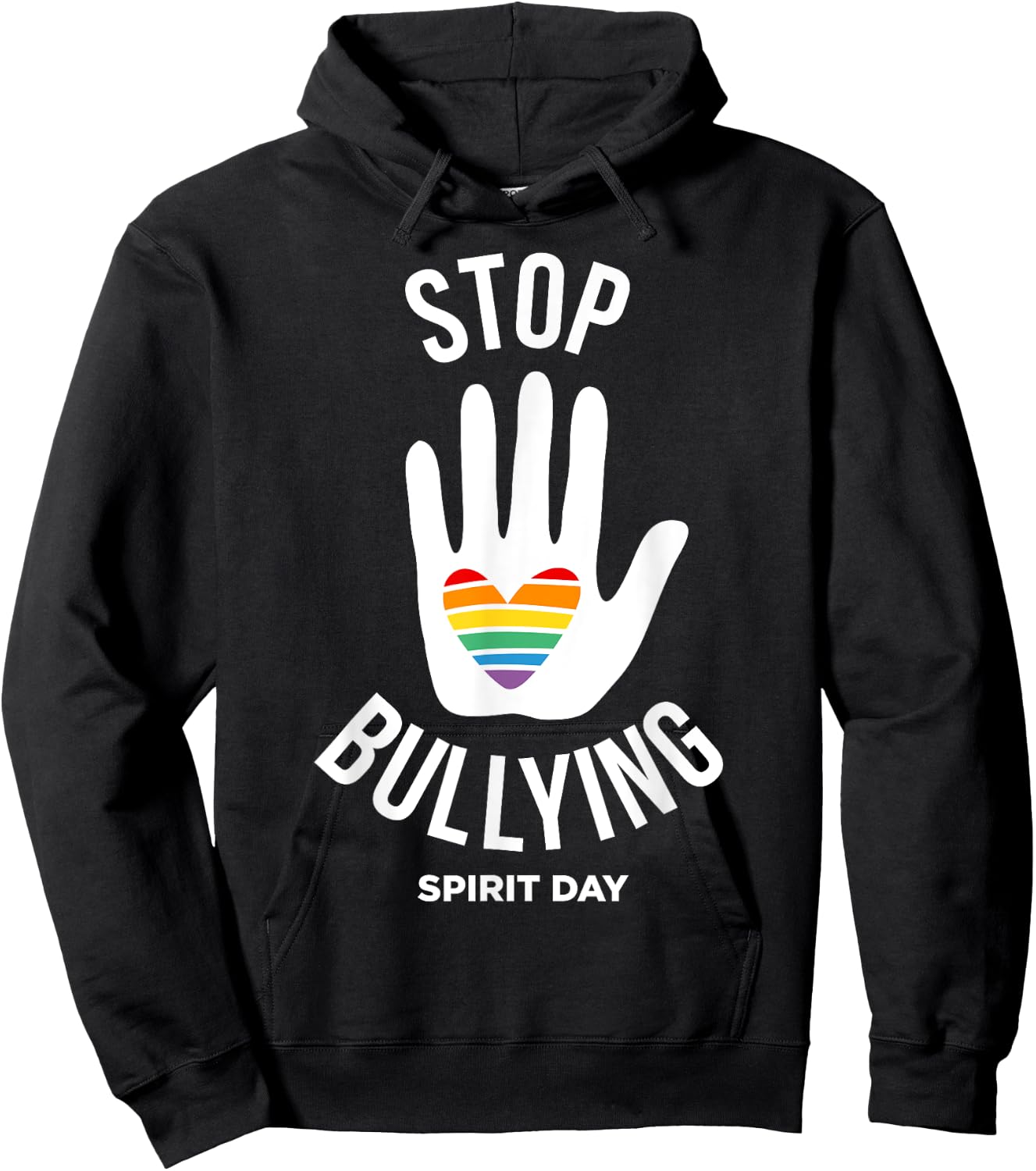 Unity Day Purple Kids Anti Bullying Stop Bullying Spirit Day Hoodie - Hoodie | Black