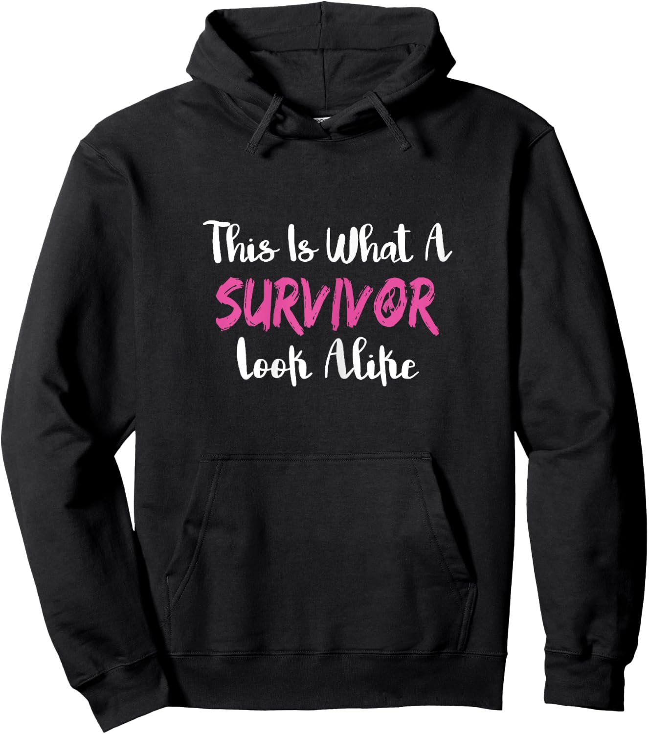 Women Cancer Survivor Women Gift Breast Cancer Hoodie - Hoodie | Black