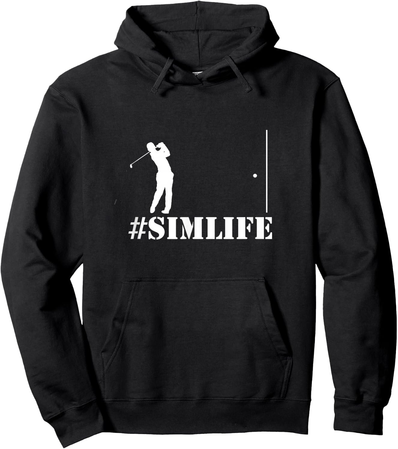 Golf Simulator Hoodie - Hoodie | Black