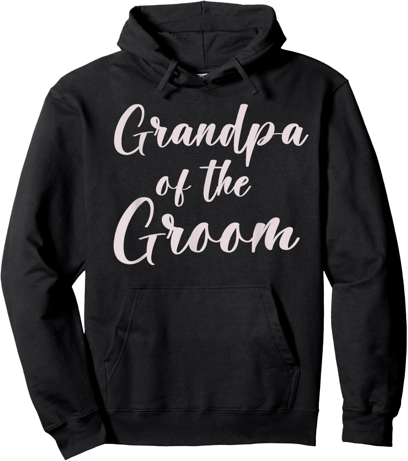 Grandpa of the Groom Wedding Team of Groom Grandfather Hoodie - Hoodie | Black