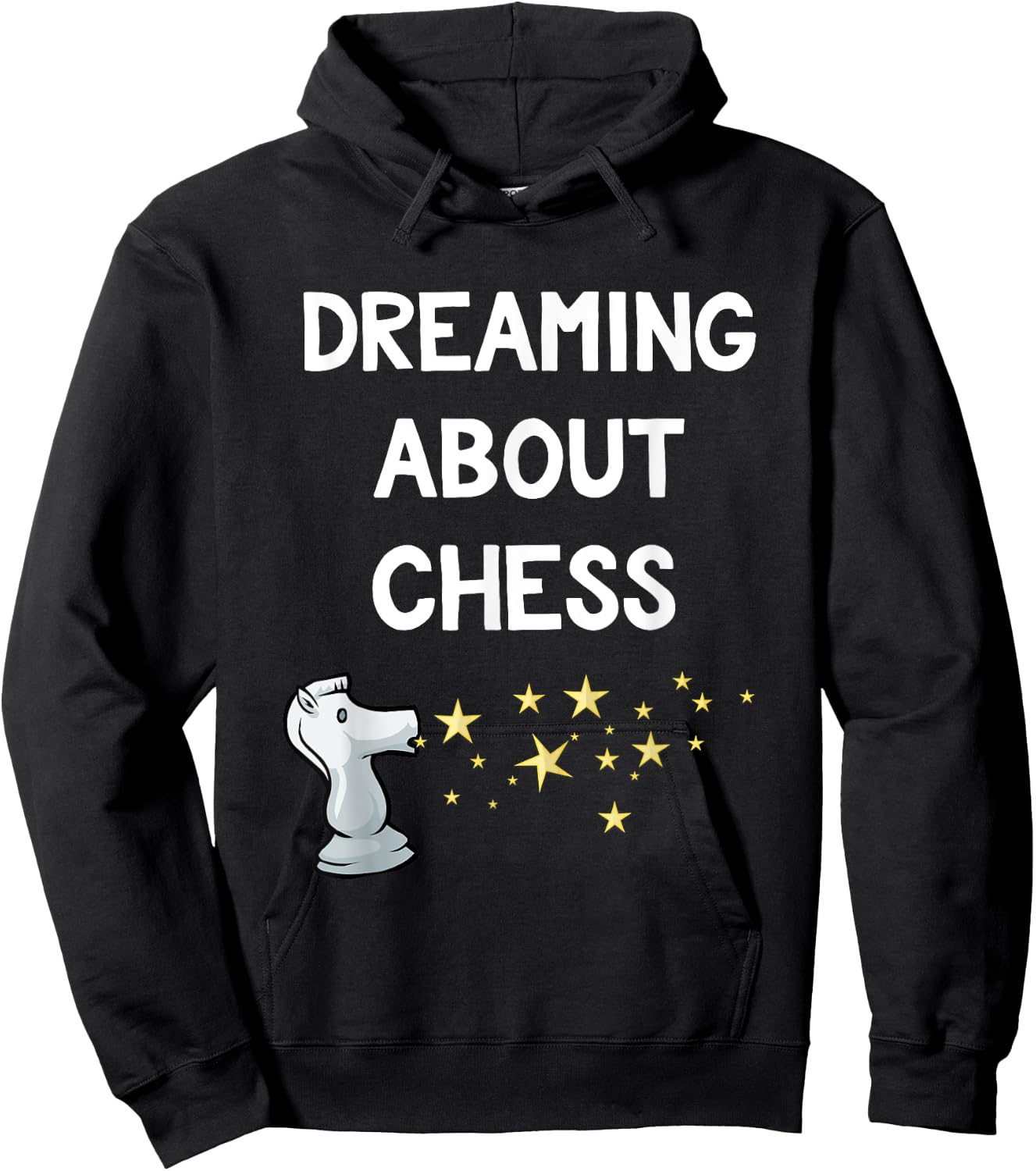 Funny Chess Pajamas Shirt Chess Lover Sleeping PJs Gift Hoodie - Hoodie | Black