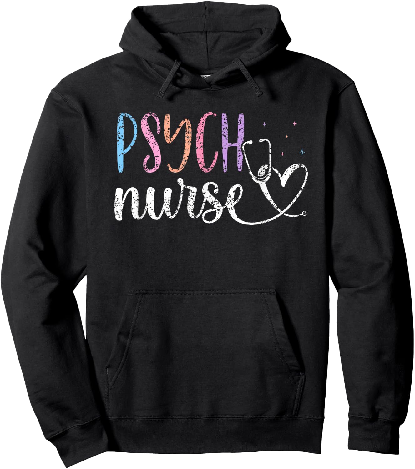 Psych Nurse Nurses Nursing Psychiatry Psychiatric Nurse Hoodie - Hoodie | Black