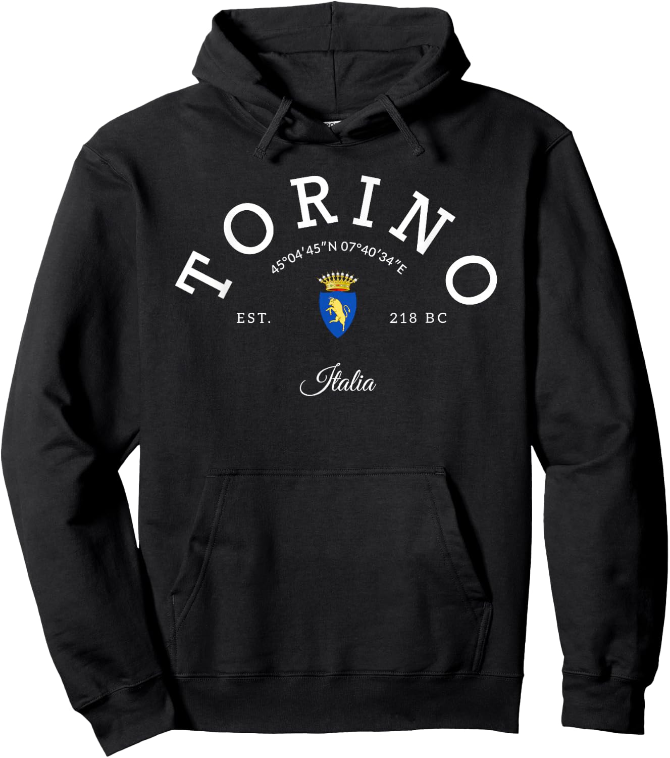 Torino Italia Turin trip Italia Torino Italy family vacation Hoodie - Hoodie | Black