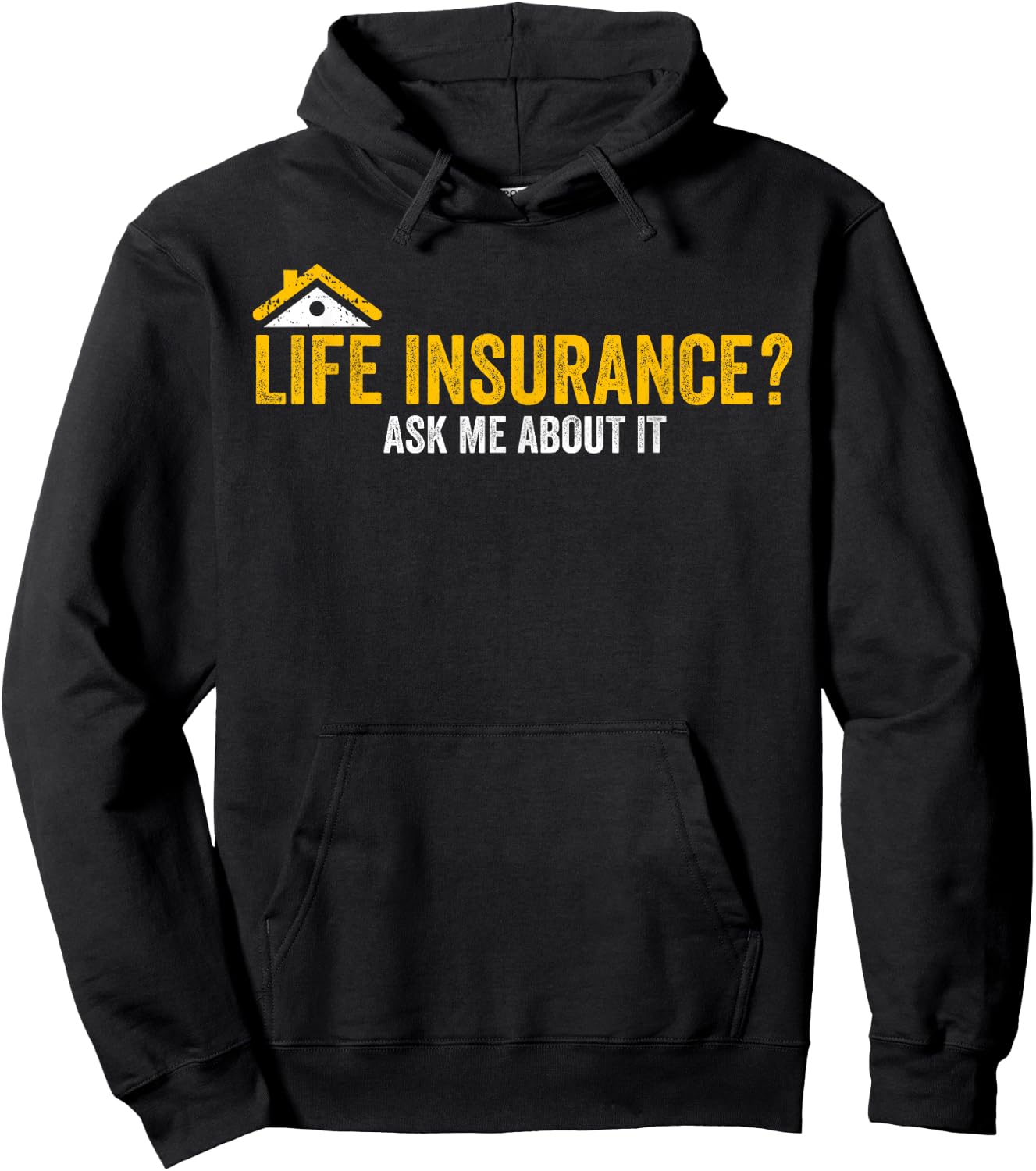 Life Insurance? Ask Me About It Funny Life Insurance Agent Hoodie - Hoodie | Black