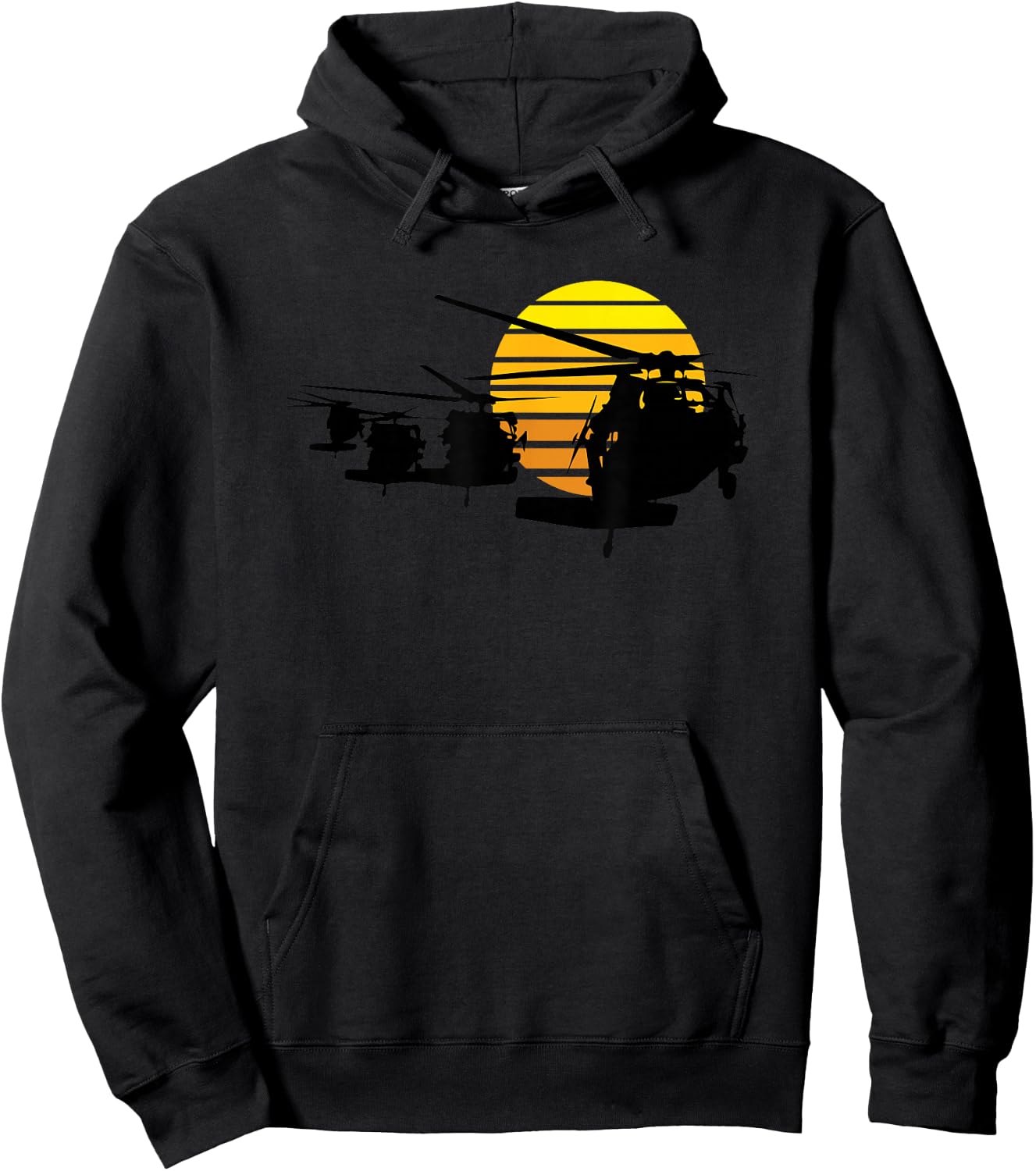 Mission Complete Blackhawk helicopter USA UH60 military Hoodie - Hoodie | Black