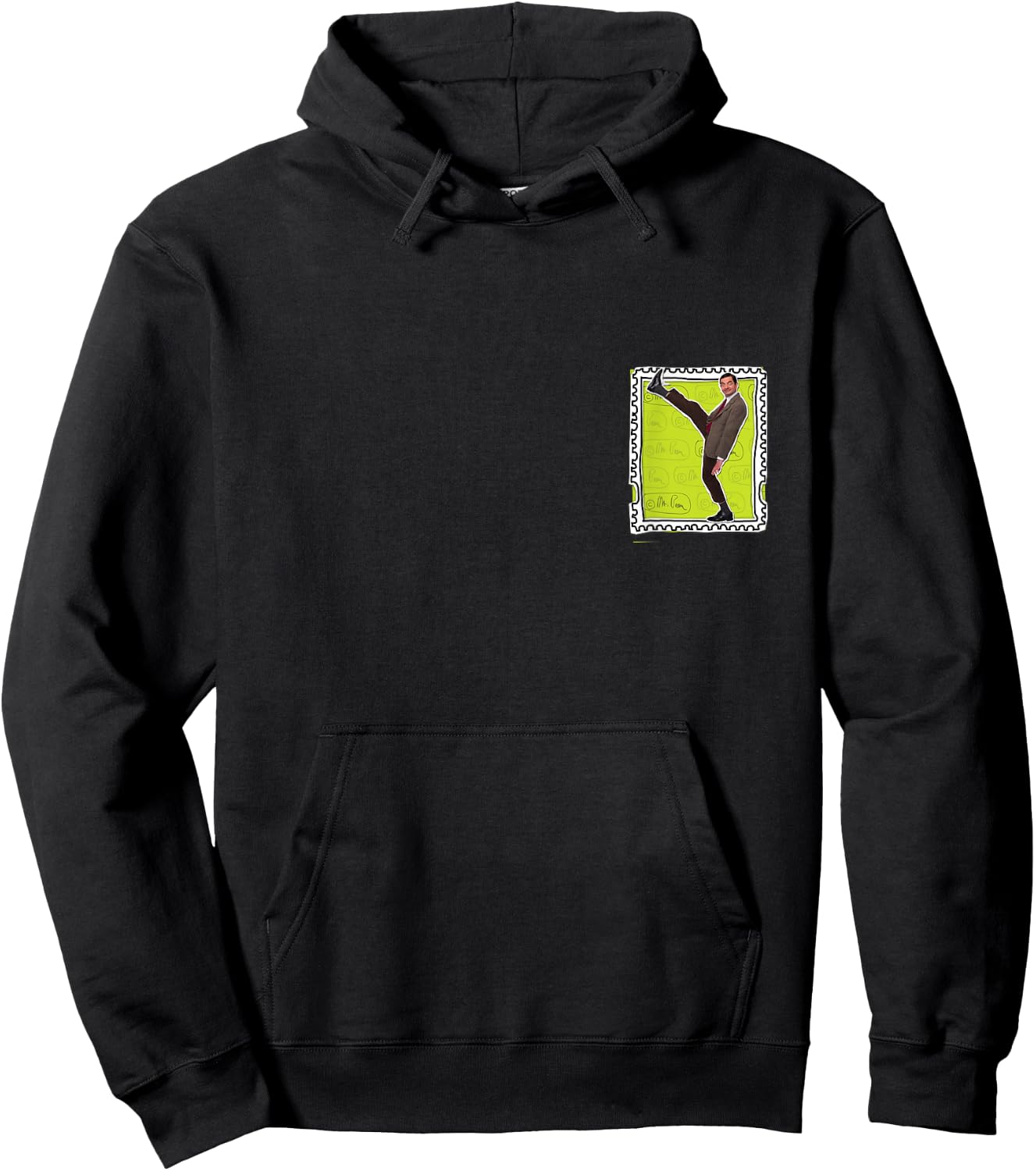 Mr Bean Pocket Hoodie - Hoodie | Black
