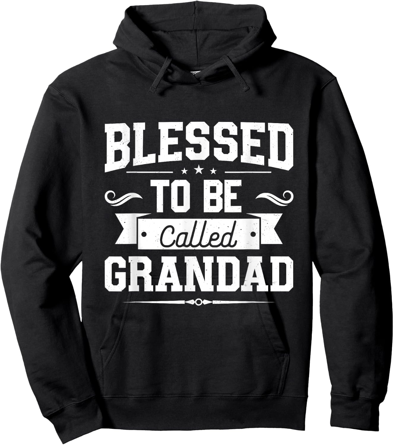 Blessed To Be Called Grandad Gifts For Father's Day Dad Men Hoodie - Hoodie | Black