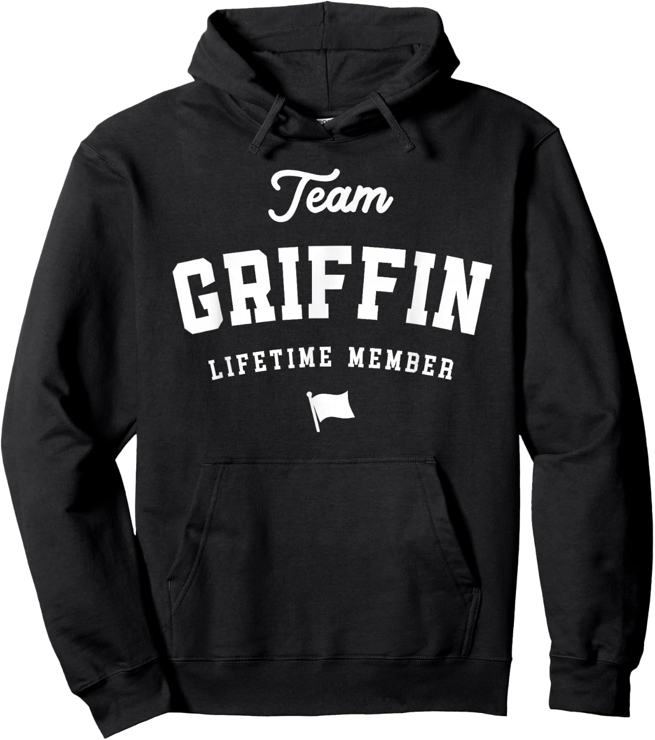 Team Griffin Lifetime Member Funny Name Griffin Hoodie - Hoodie | Black