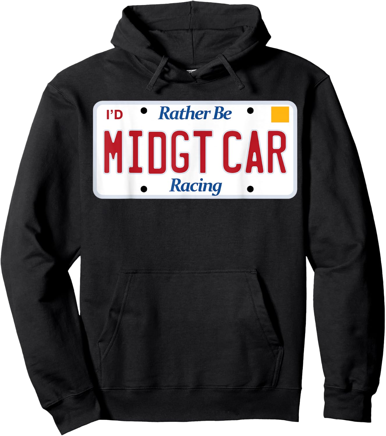 Midget Car Racing ; rather be racing ; race Hoodie - Hoodie | Black