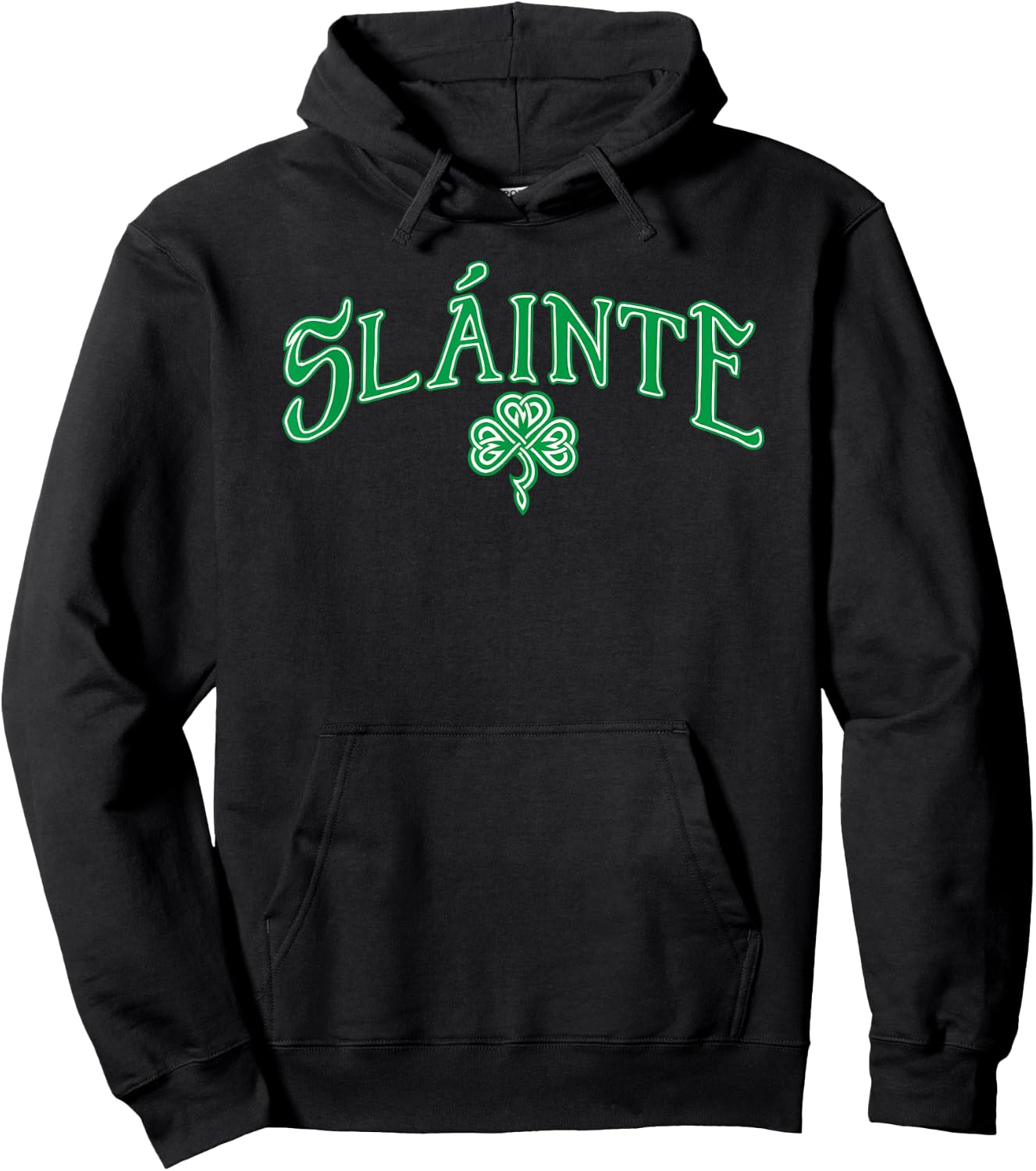 Irish Slainte Gaelic Cheers Hoodie - Hoodie | Black