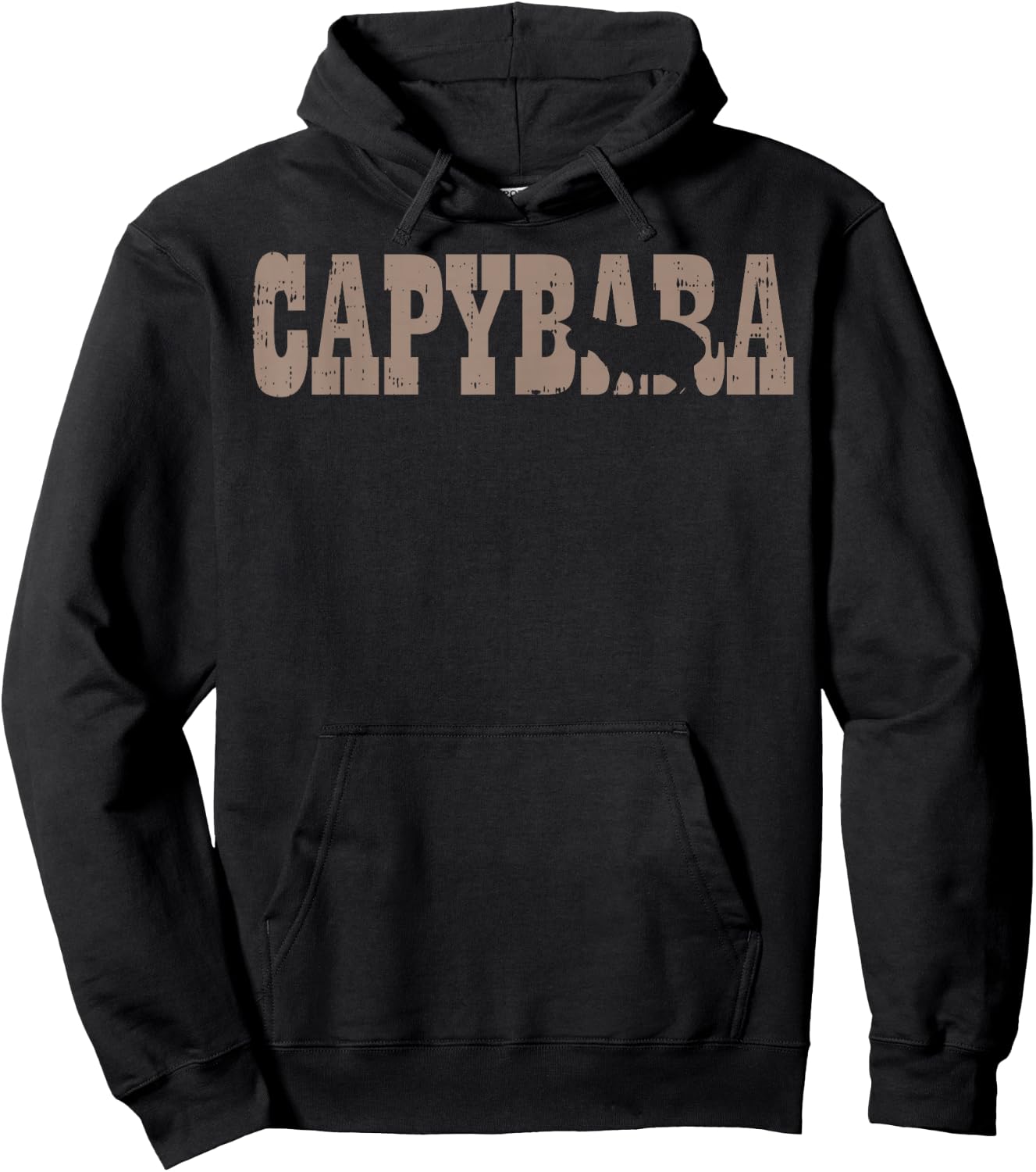 Capybara Capy South American Rodent Men Women Kids Youth Hoodie - Hoodie | Black