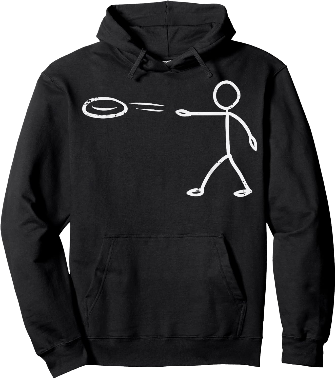 Disc Golf Funny Frisbee Frolf Men Women Kids Hoodie - Hoodie | Black