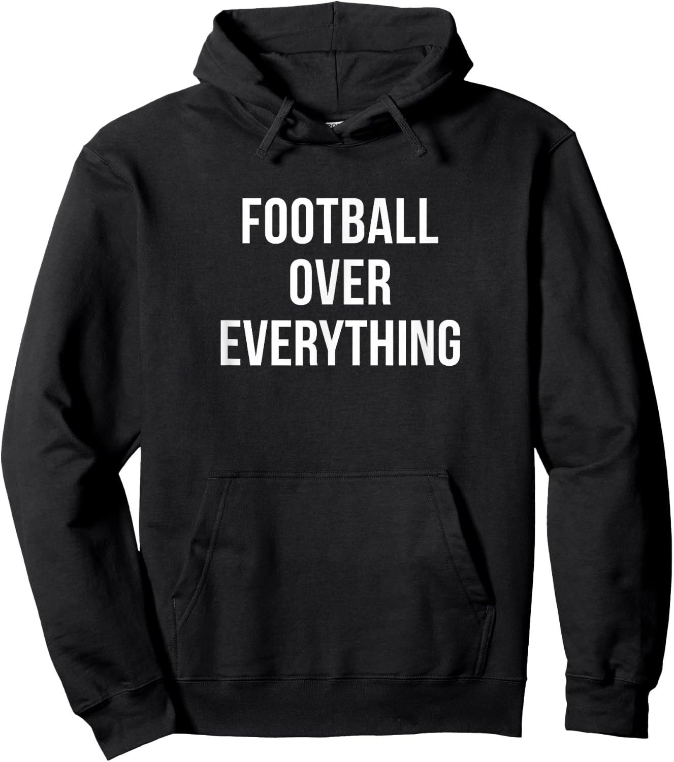 Football Over Everything Hoodie - Hoodie | Black