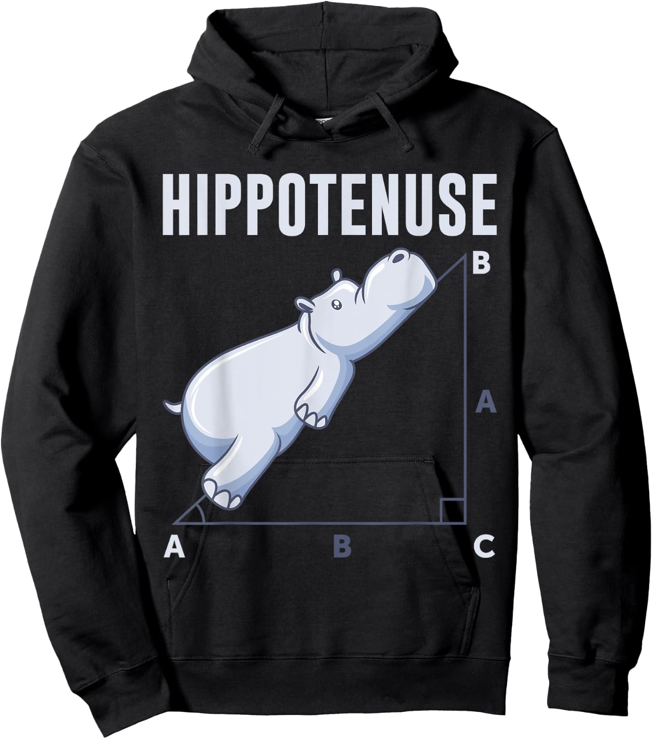Mathematics Hippotenuse Maths Set of Pythagora's Geometry Hoodie - Hoodie | Black