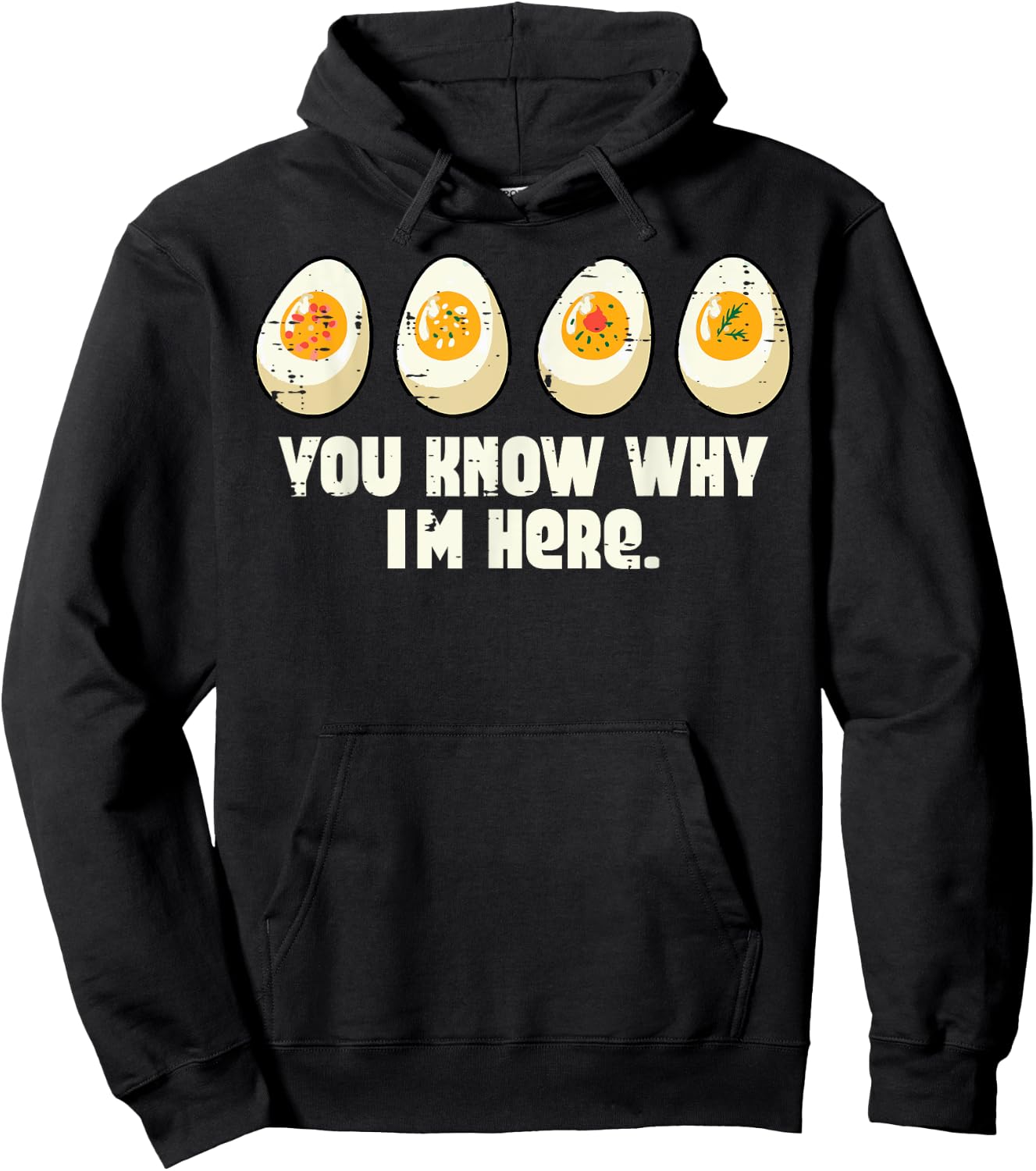 Deviled Eggs You Know Why Im Here Thanksgiving Men Women Kid Hoodie - Hoodie | Black