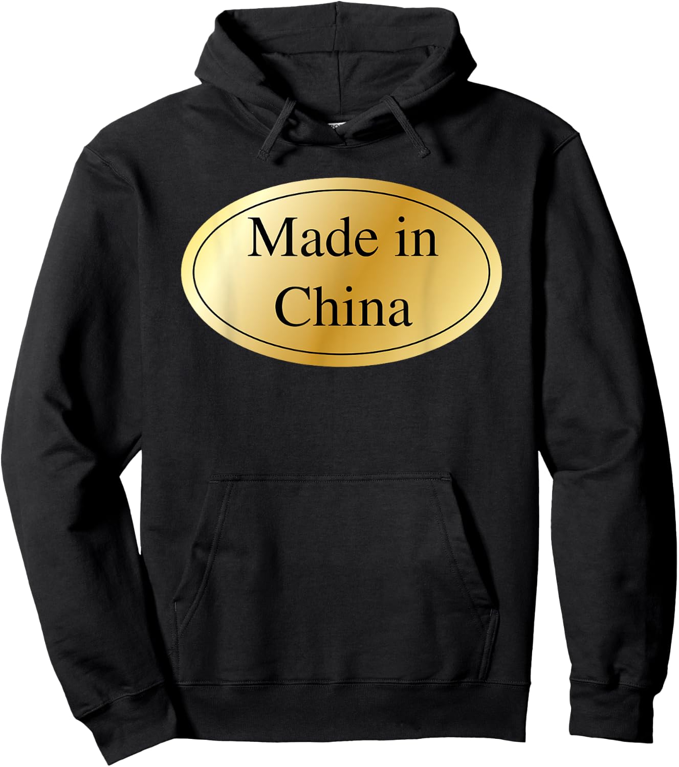Made In China Gag Gift Chinese Funny Joke Hoodie - Hoodie | Black