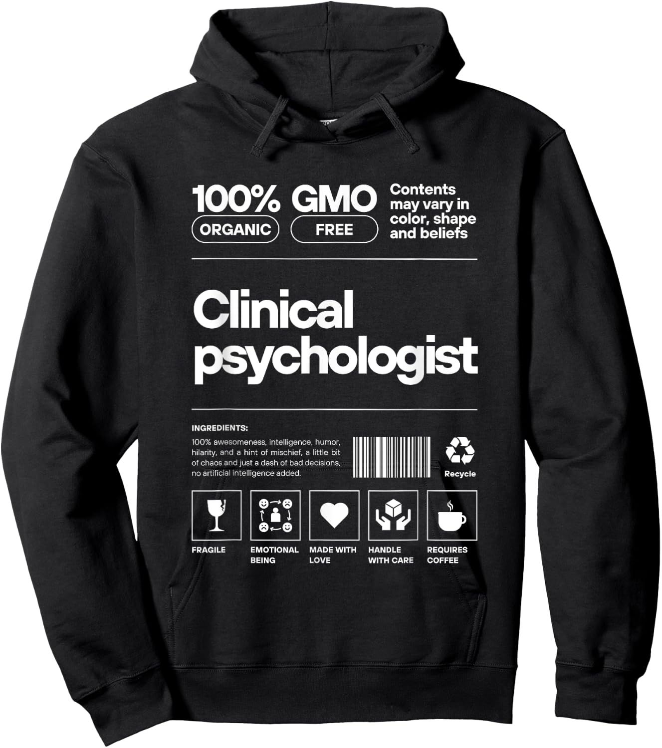 Clinical Psychologist Hoodie - Hoodie | Black