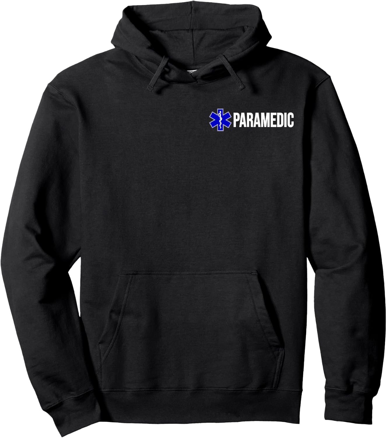 Paramedic Uniform Costume Star of Life Emt Ems Ambulance Hoodie - Hoodie | Black
