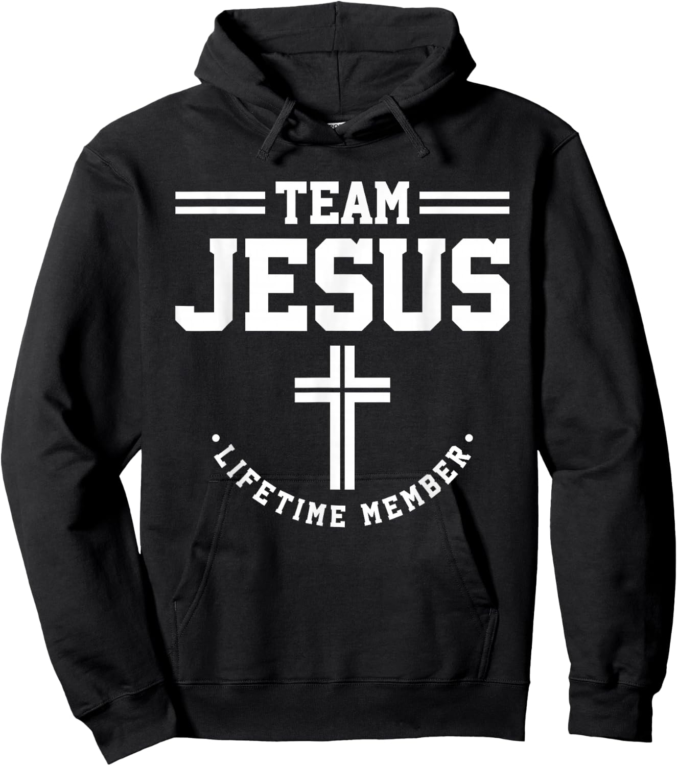 Christian - Team Jesus 03 Faith Hope Love Hoodie - Hoodie | Black